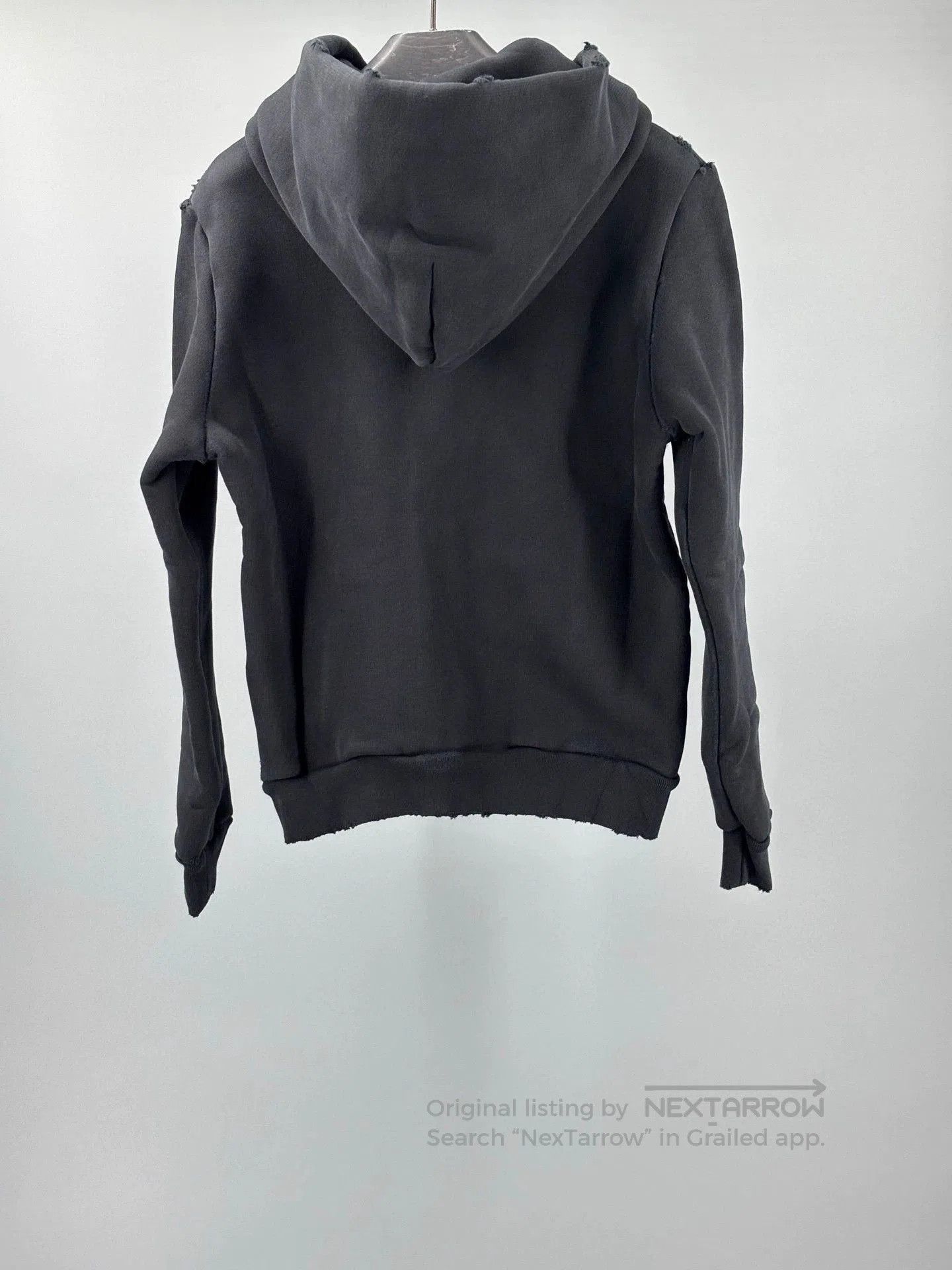 Balenciaga black balenciaga hoodie with rainbow detail. Size US M / EU 48-50 / 2 - 4 Thumbnail