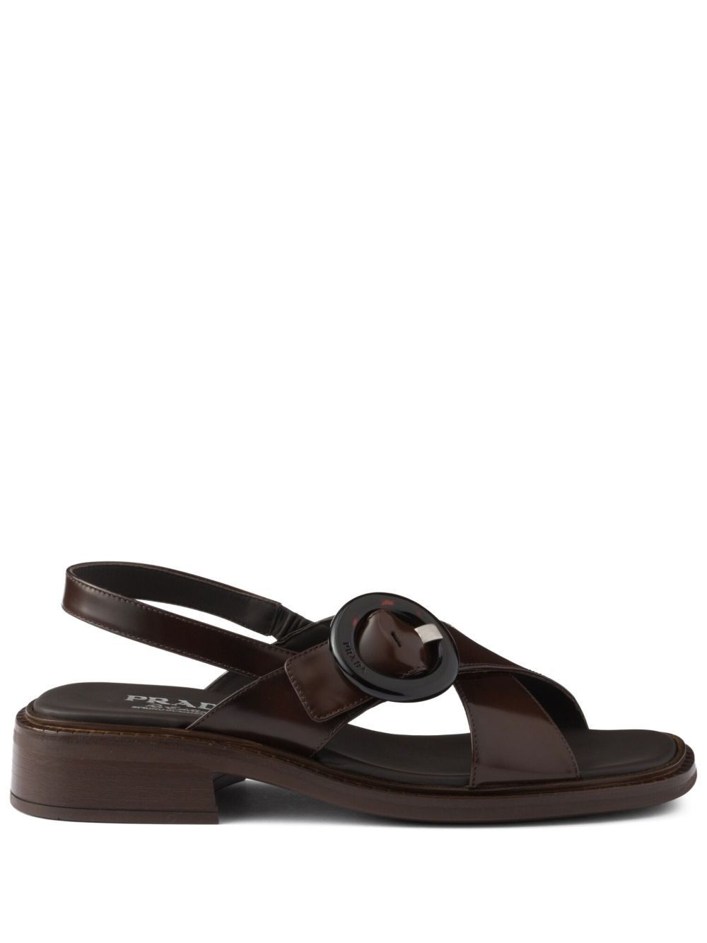 Prada LEATHER SLINGBACK SANDALS Size US 10 / IT 40 - 1 Thumbnail