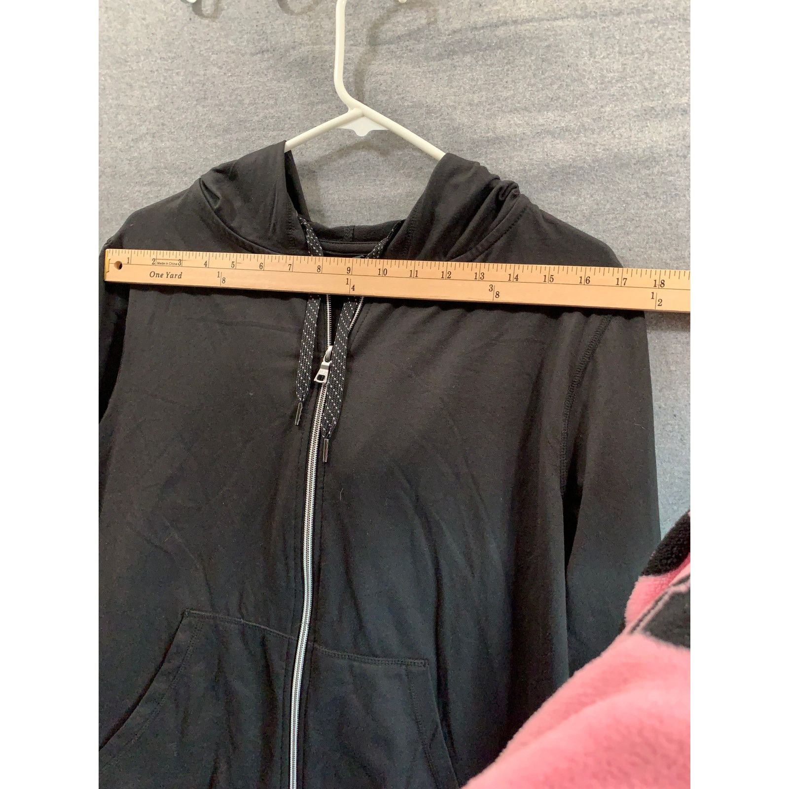 Athletic Works Athletic Works Women's Size Large Black Hoodie Full Zip Size L / US 10 / IT 46 - 4 Thumbnail