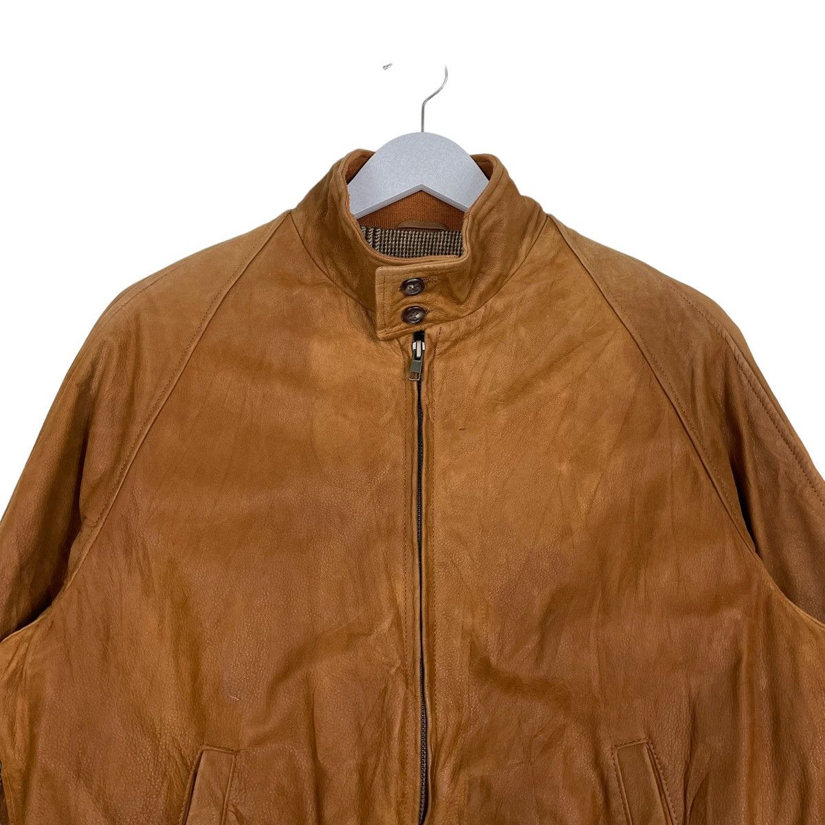 Golden Bear × Taylor Stitch × Vintage 💥90s GOLDEN BEAR LEATHER BOMBER JACKET Size US S / EU 44-46 / 1 - 3 Thumbnail