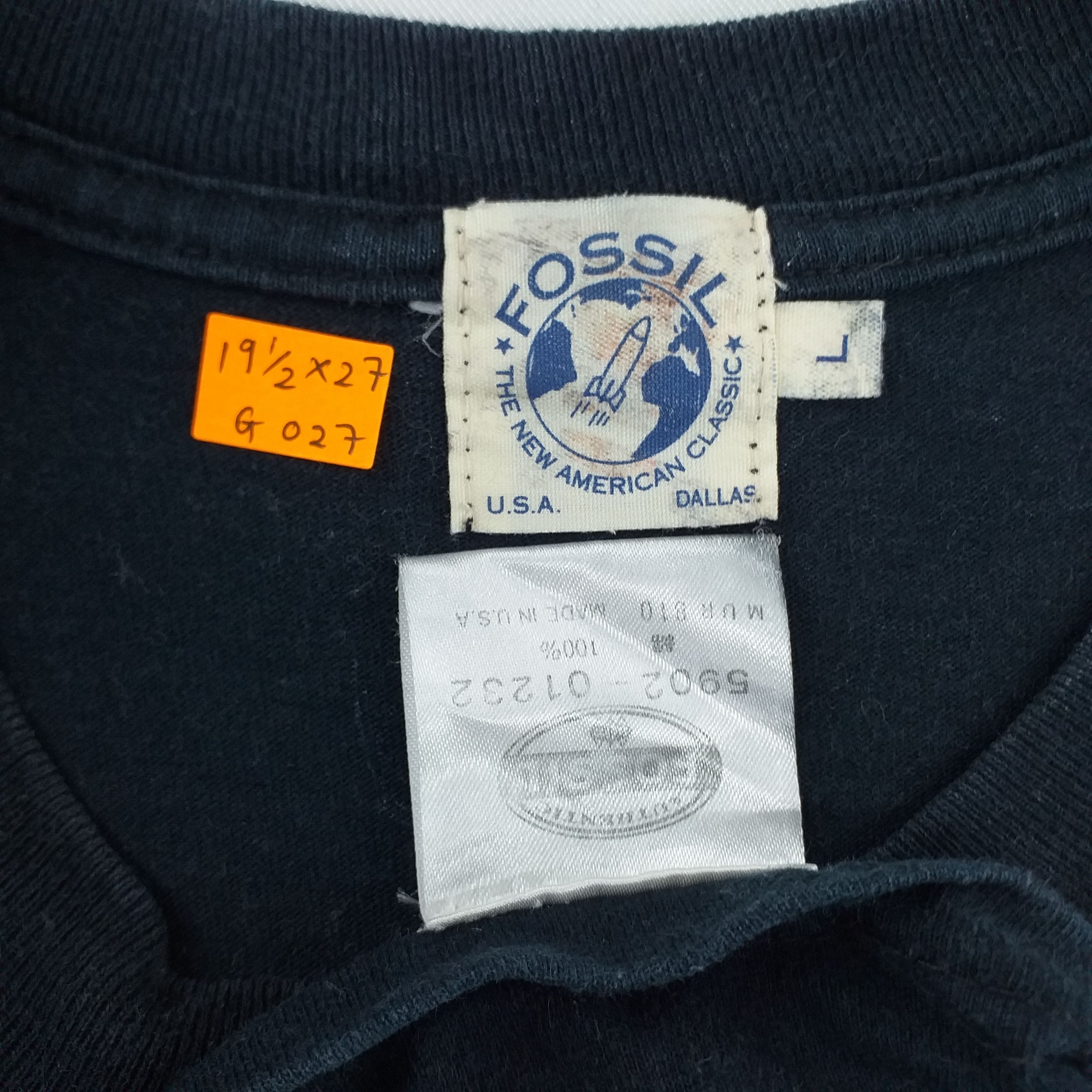 Fossil Vintage Fossil The New American Classic Medium T Shirt -G027 Size US M / EU 48-50 / 2 - 3 Thumbnail