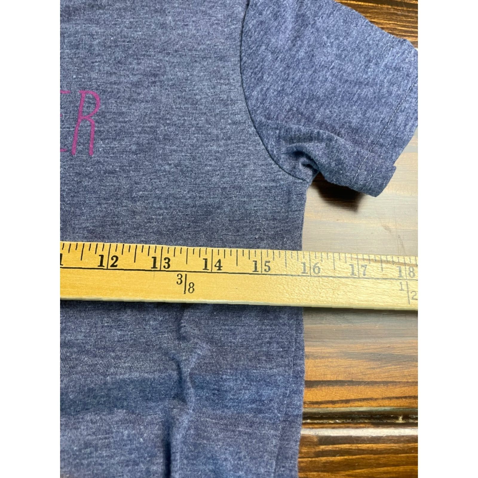 Vintage Wallflower T-Shirt Women’s Small Blue Purple V-Neck Sleepwear Size S / US 4 / IT 40 - 4 Thumbnail