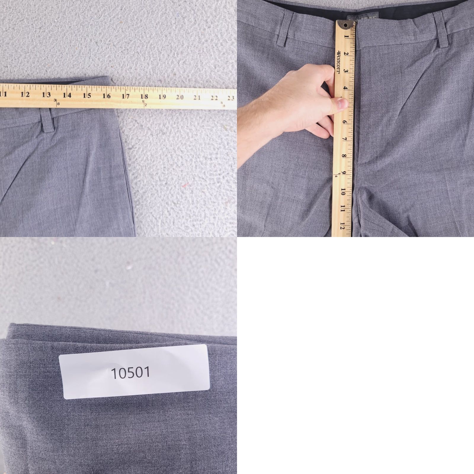 Banana Republic Banana Republic Pants Mens 32x30 Gray Wool Straight Relaxed Fit Dress Casual Dress Pants Mens Gray Wool 32x30 Banana Republic Size US 32 / EU 48 - 8 Thumbnail