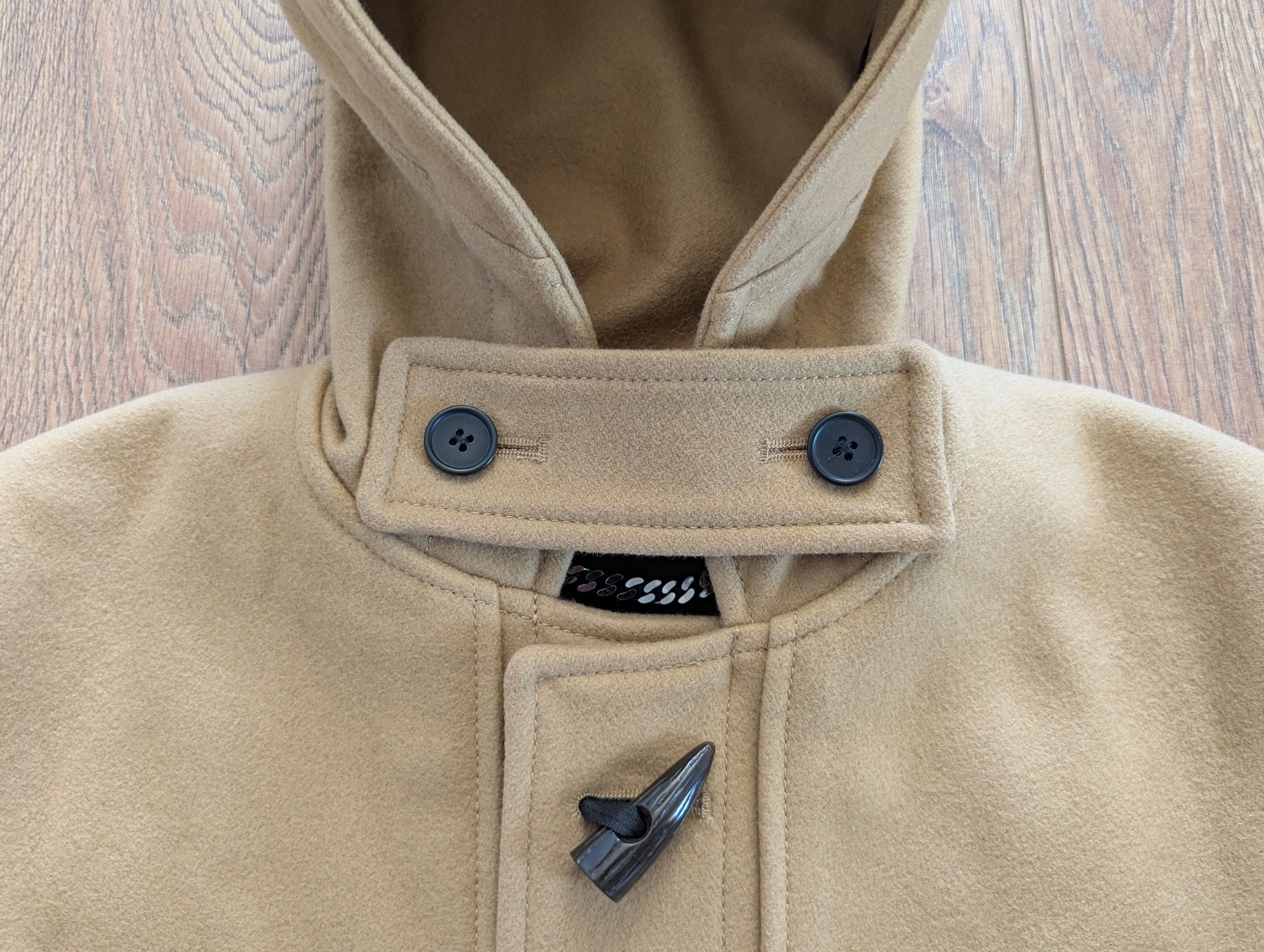 Sandro SANDRO Paris Hooded Wool Duffle Coat Size M Made In UKRAINE Size US M / EU 48-50 / 2 - 3 Thumbnail