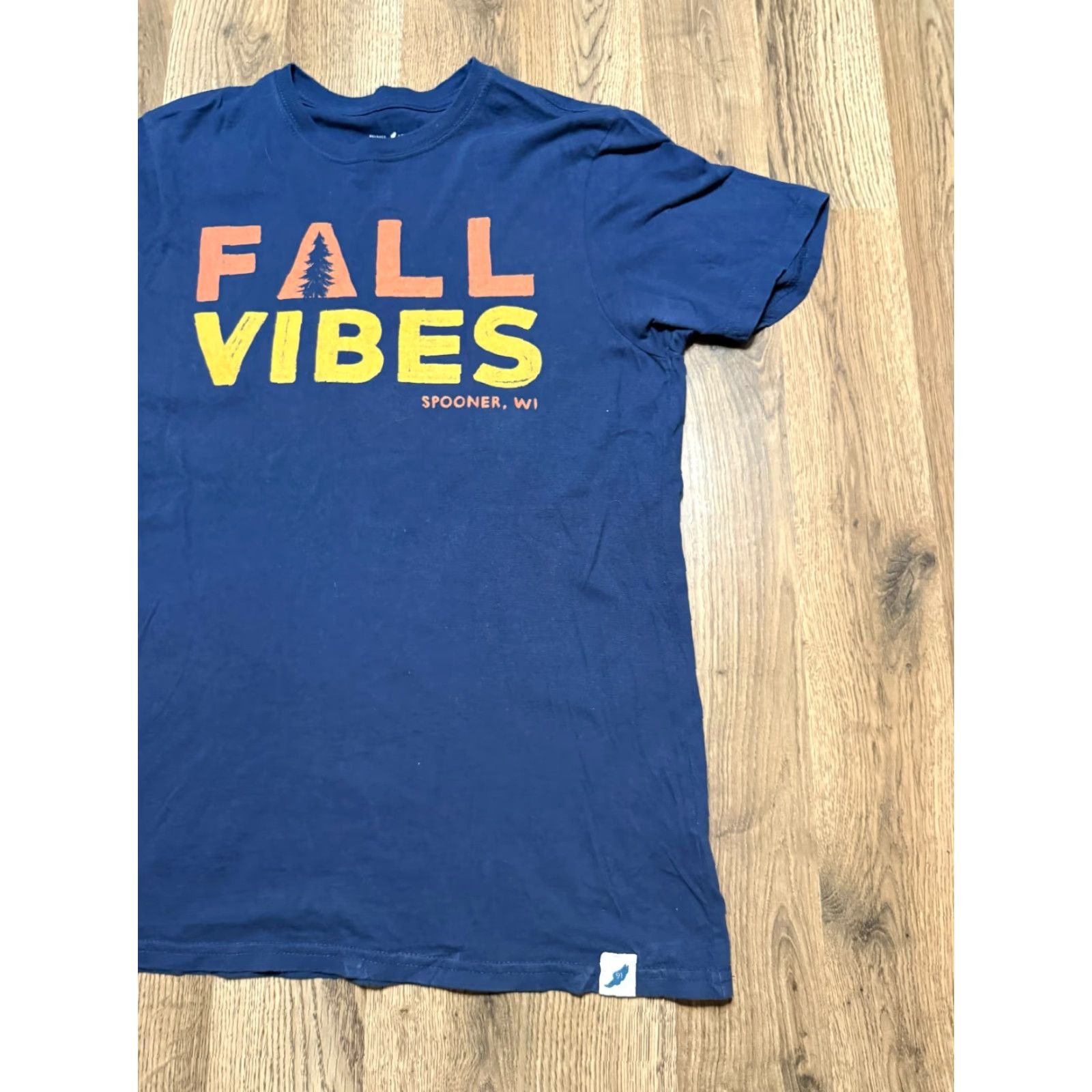 Vintage VINTAGE Unwind League Shirt Mens Small Blue Orange Yellow Fall Vibes Spooner, WI Unwind Size US S / EU 44-46 / 1 - 4 Thumbnail
