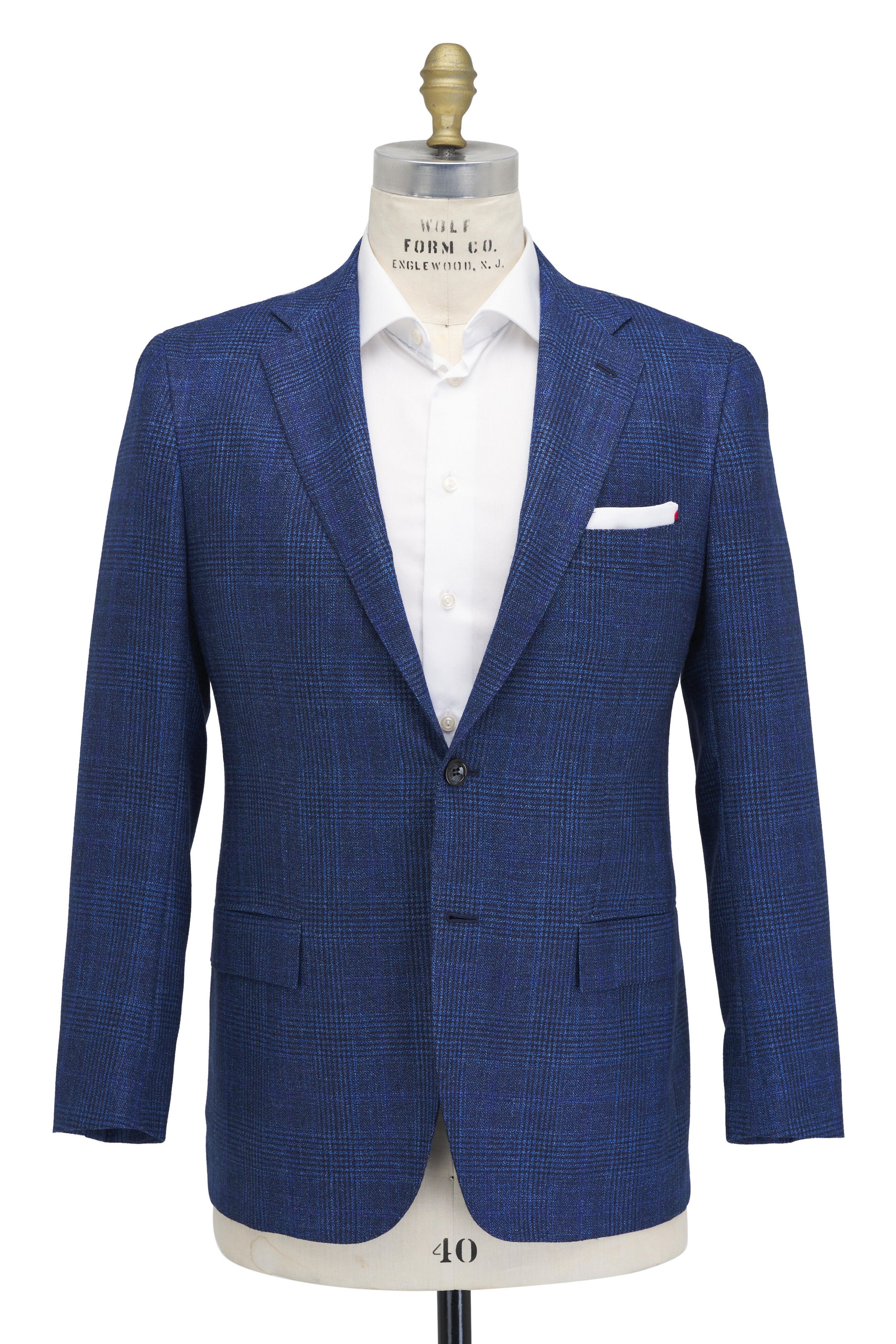o1mtch0225 Glenplaid Sportcoat in Blue