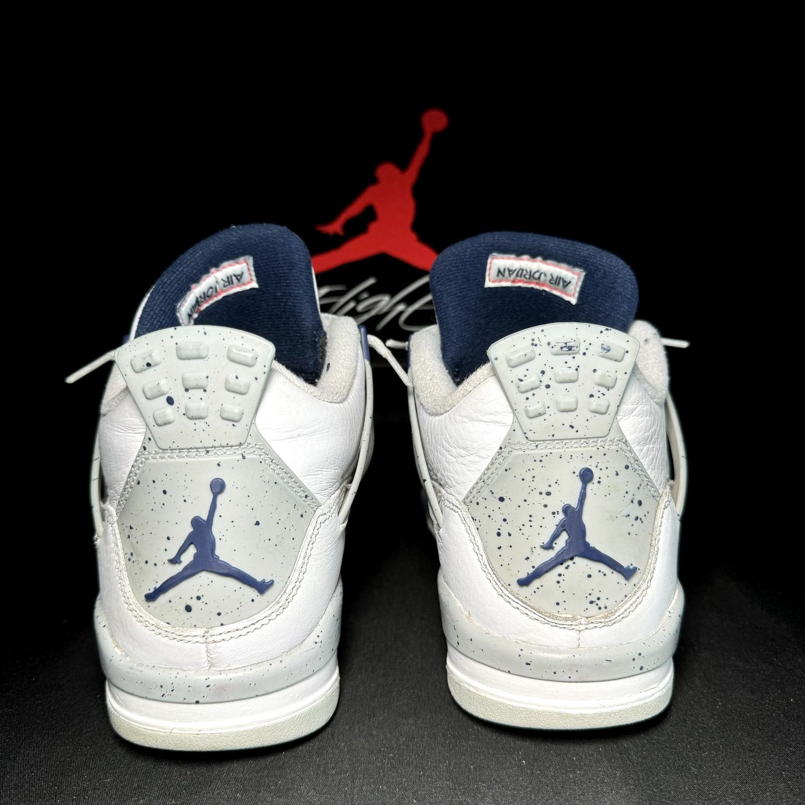 Jordan Brand × Nike Size 7 - Nike Air Jordan 4 Retro GS Midnight Navy 2022 Shoes Size US 7 / EU 40 - 5 Thumbnail