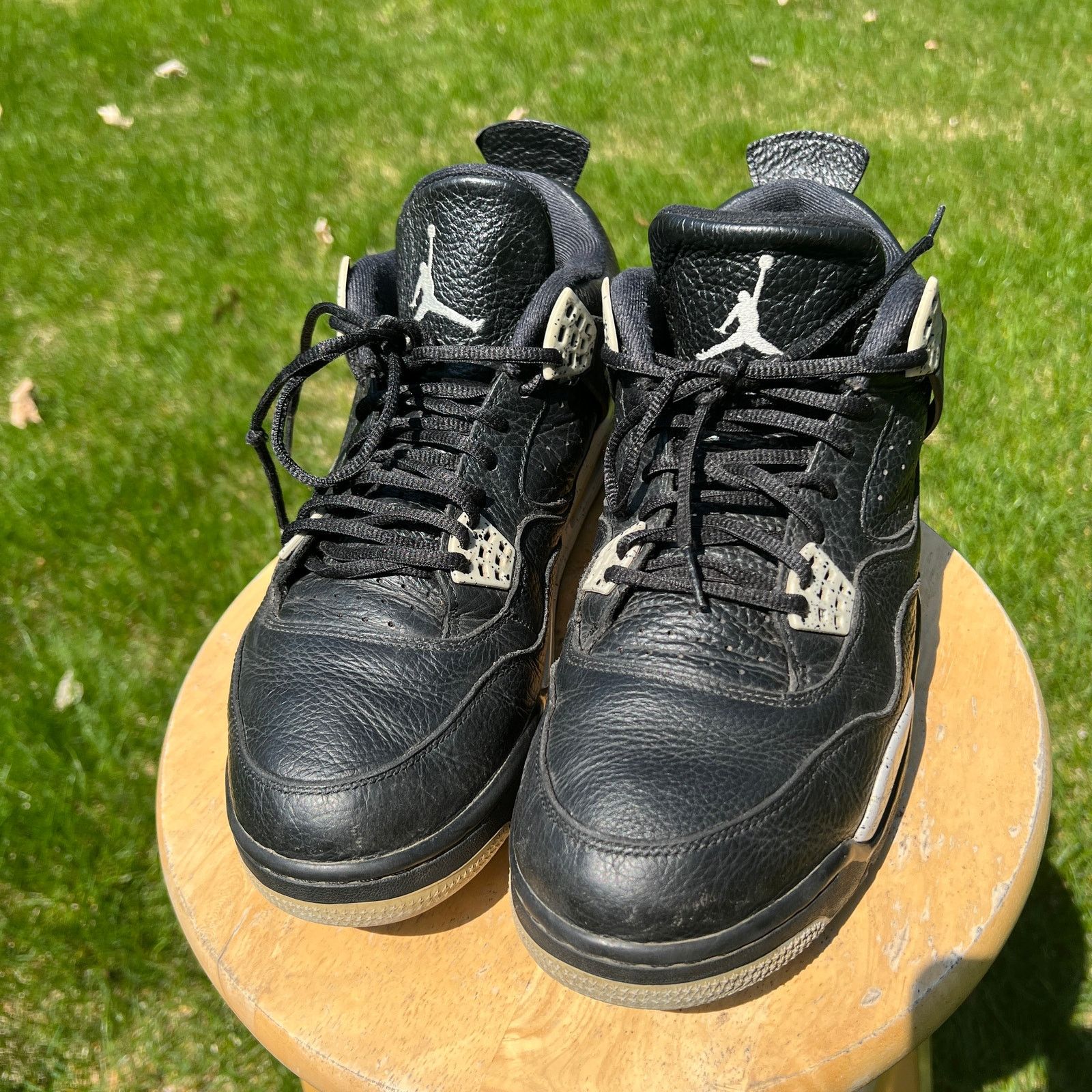 Jordan Brand × Nike Nike Air Jordan 4 Retro LS Oreo 2015 Men's Shoes - Size 12 Size US 12 / EU 45 - 4 Thumbnail
