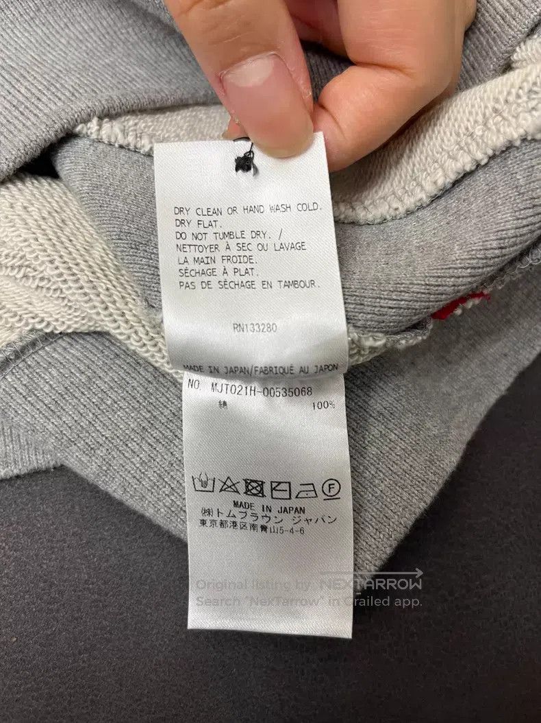 Thom Browne Thom Browne Round Neck Pullover Gray Sweatshirt Size US S / EU 44-46 / 1 - 7 Thumbnail