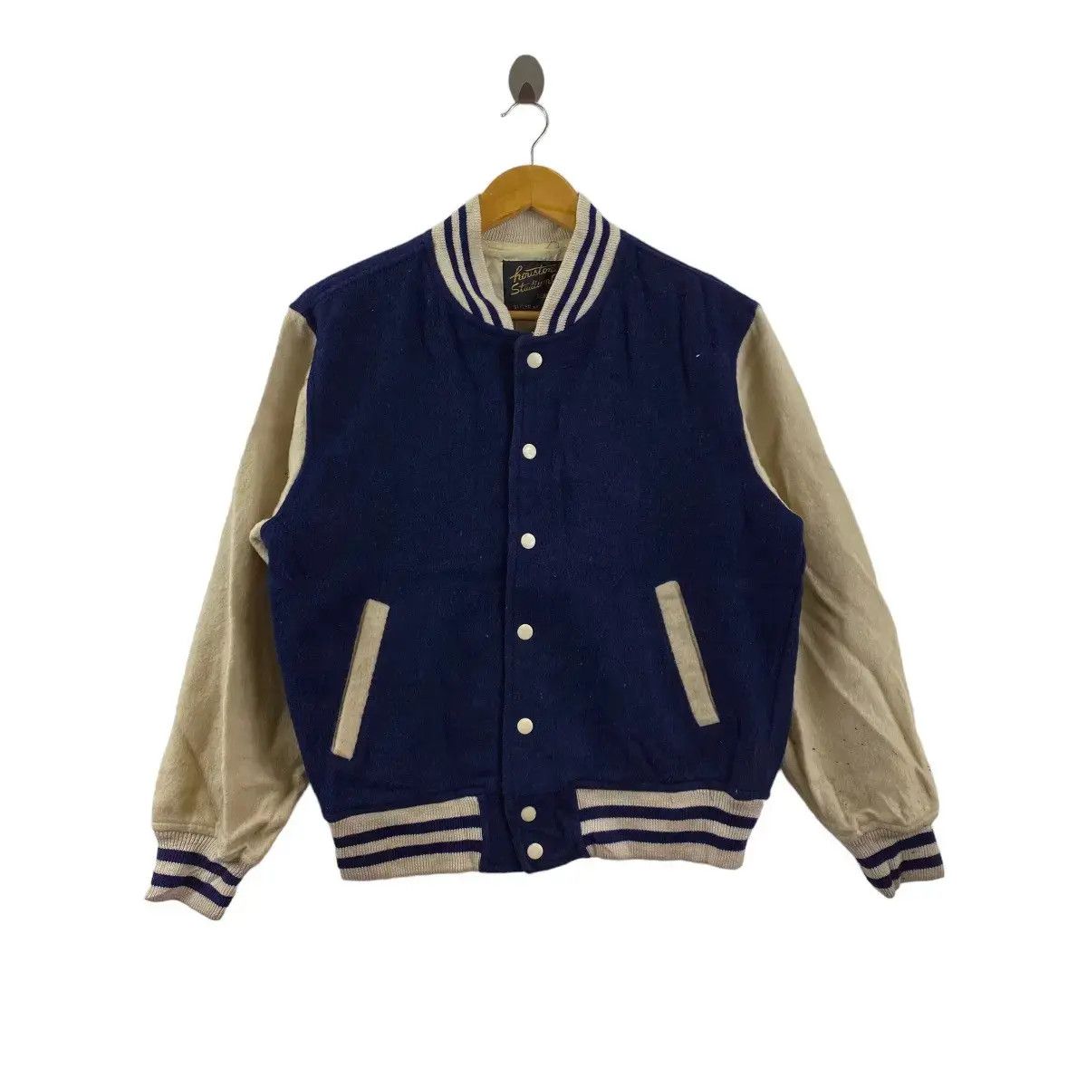 Vintage 90’ HOUSTON STADIUM COAT Varsity Jacket Baseball