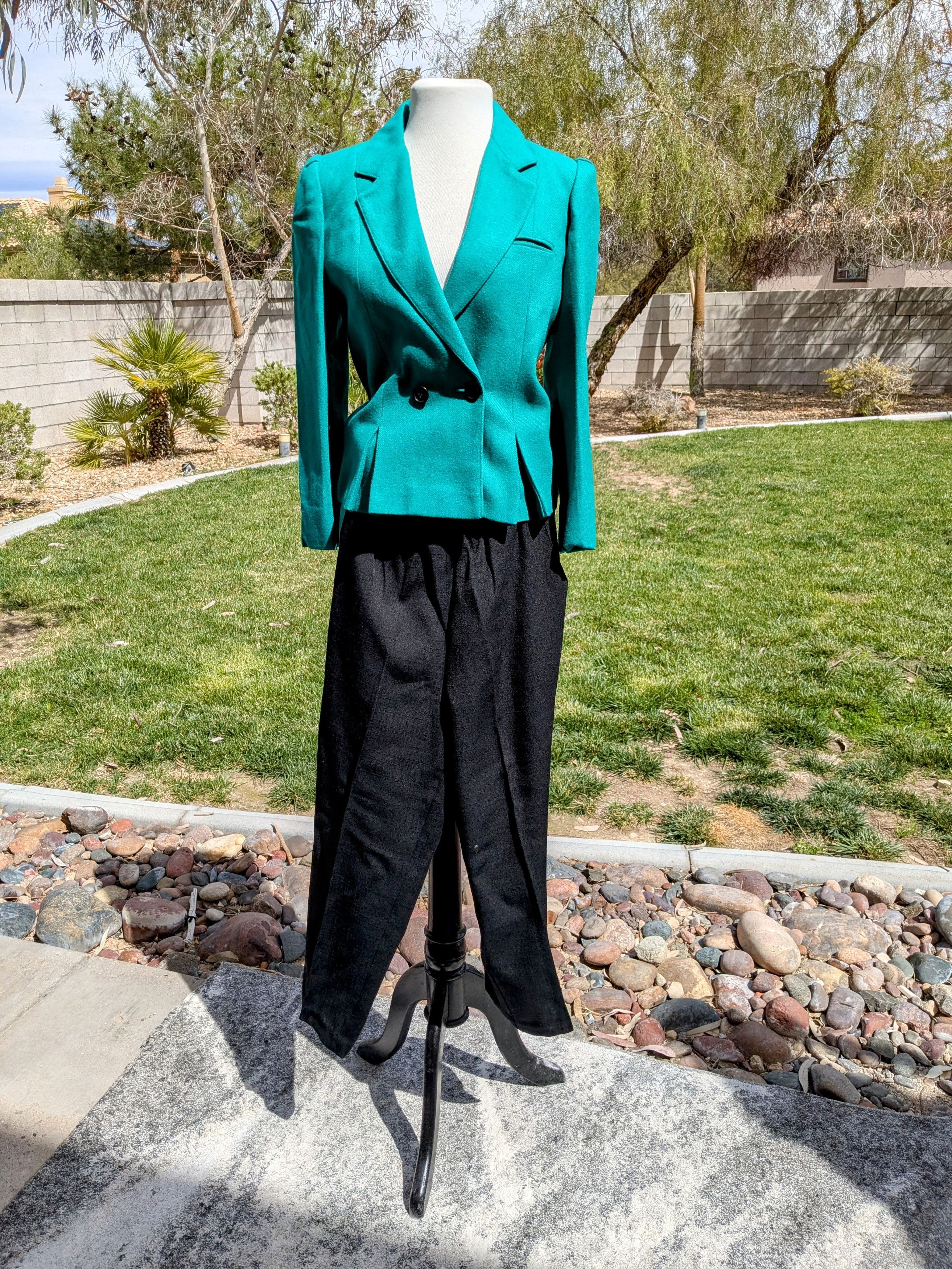 Vintage Peabody House Wool Blend Blazer Jacket+Briggs Pants Set Size M / US 6-8 / IT 42-44 - 1 Thumbnail