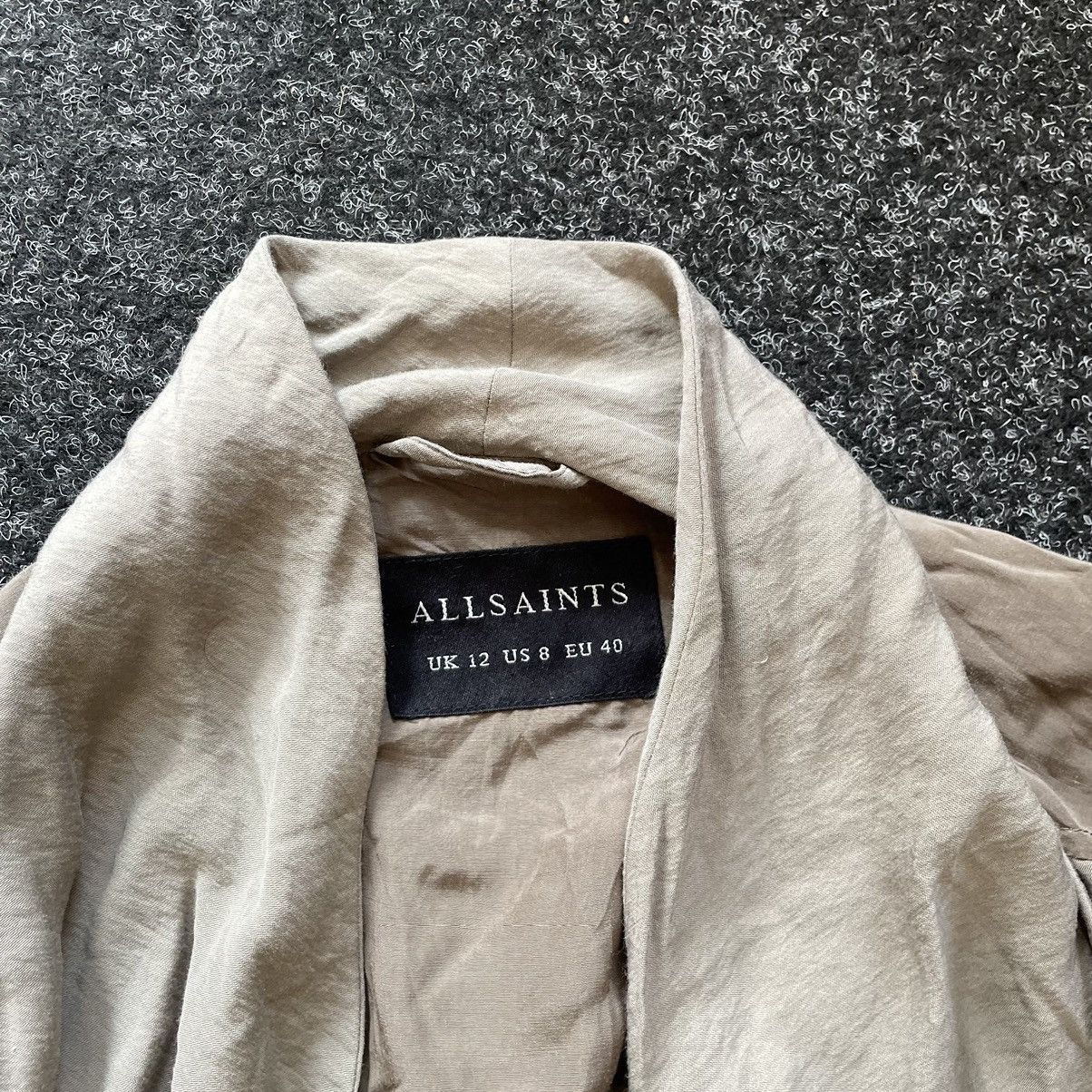 Allsaints × Japanese Brand Allsaints y2k sweater cardigan poncho jacket emo punk goth Size M / US 6-8 / IT 42-44 - 2 Thumbnail
