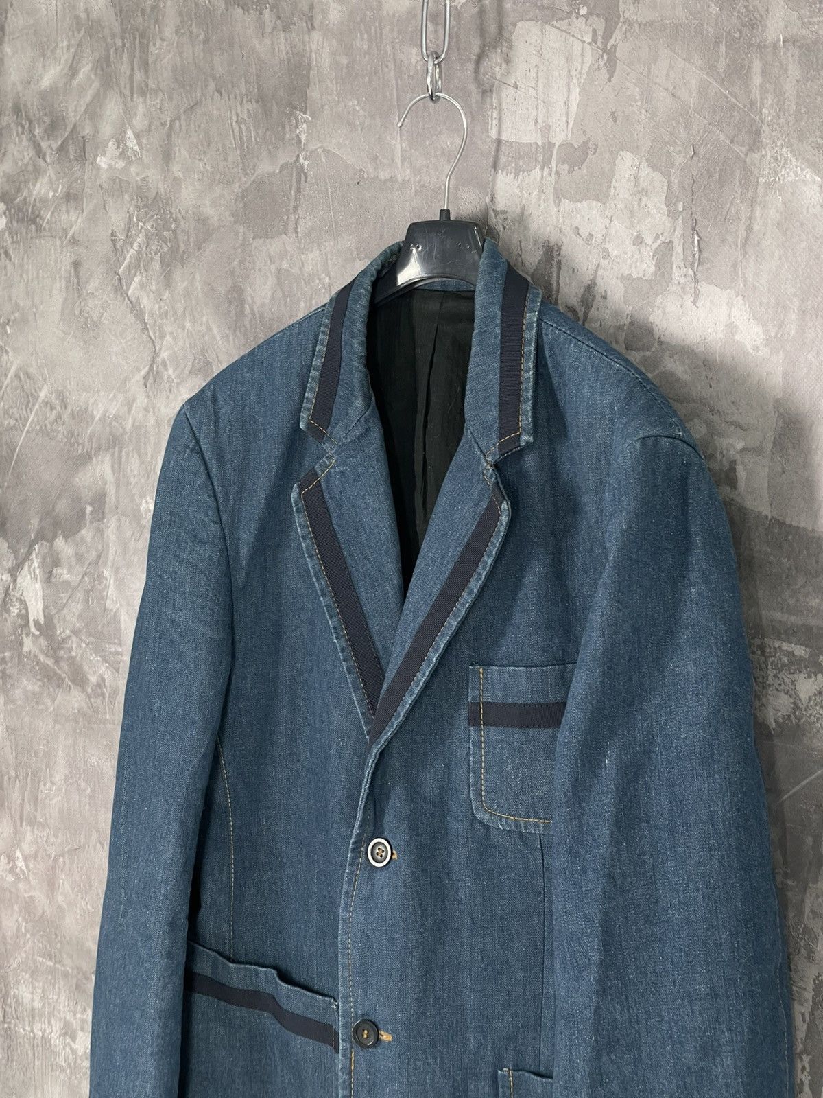 Alexander McQueen Alexander Mcqueen Classic Luxury Heavy Blazer Jacket Size 52R - 7 Thumbnail