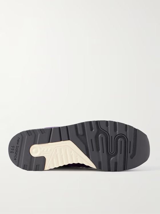 New Balance o1w1db10824 998 Core Rubber-Trimmed Full-Grain Sneakers Size US 11 / EU 44 - 3 Thumbnail