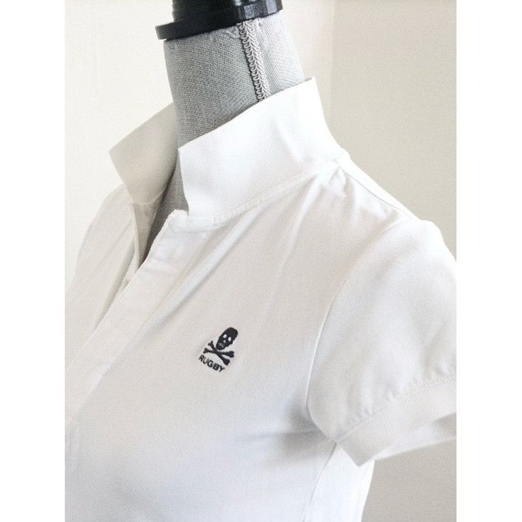 Rugby Ralph Lauren Vintage Ralph Lauren Rugby Skull & Crossbones Polo Shirt Whi Size M / US 6-8 / IT 42-44 - 4 Thumbnail