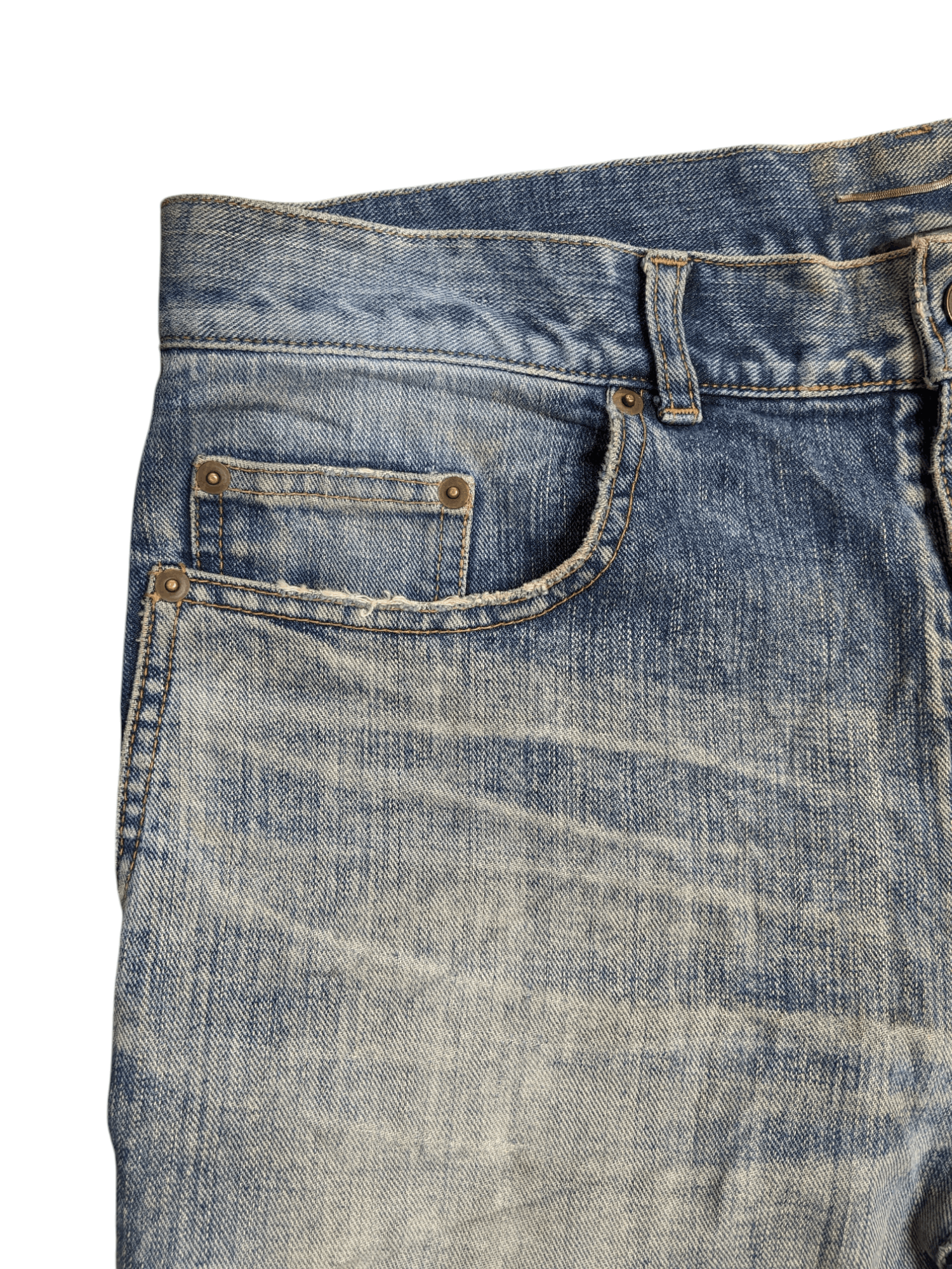 Saint Laurent Paris AW 17 University Distressed Light Wash Size US 32 / EU 48 - 8 Thumbnail