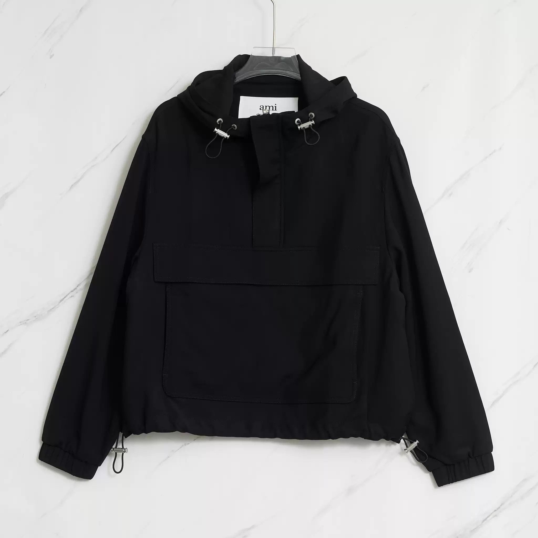 AMI Authentic Ami Paris Men's Half-Zip Hoodie Size US M / EU 48-50 / 2 - 1 Thumbnail