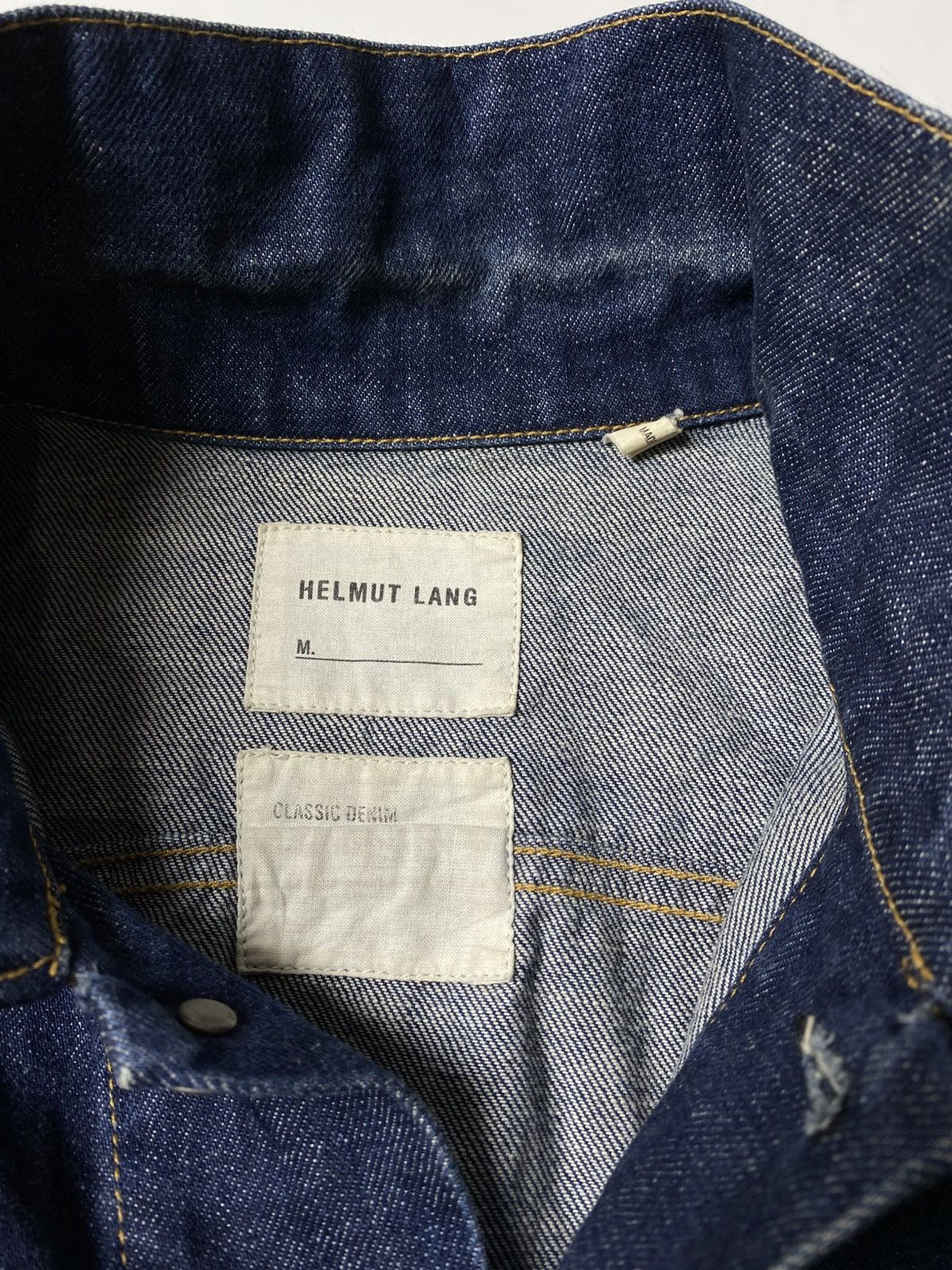 Helmut Lang HELMUT LANG CLASSIC DENIM JACKET Size S / US 4 / IT 40 - 4 Thumbnail