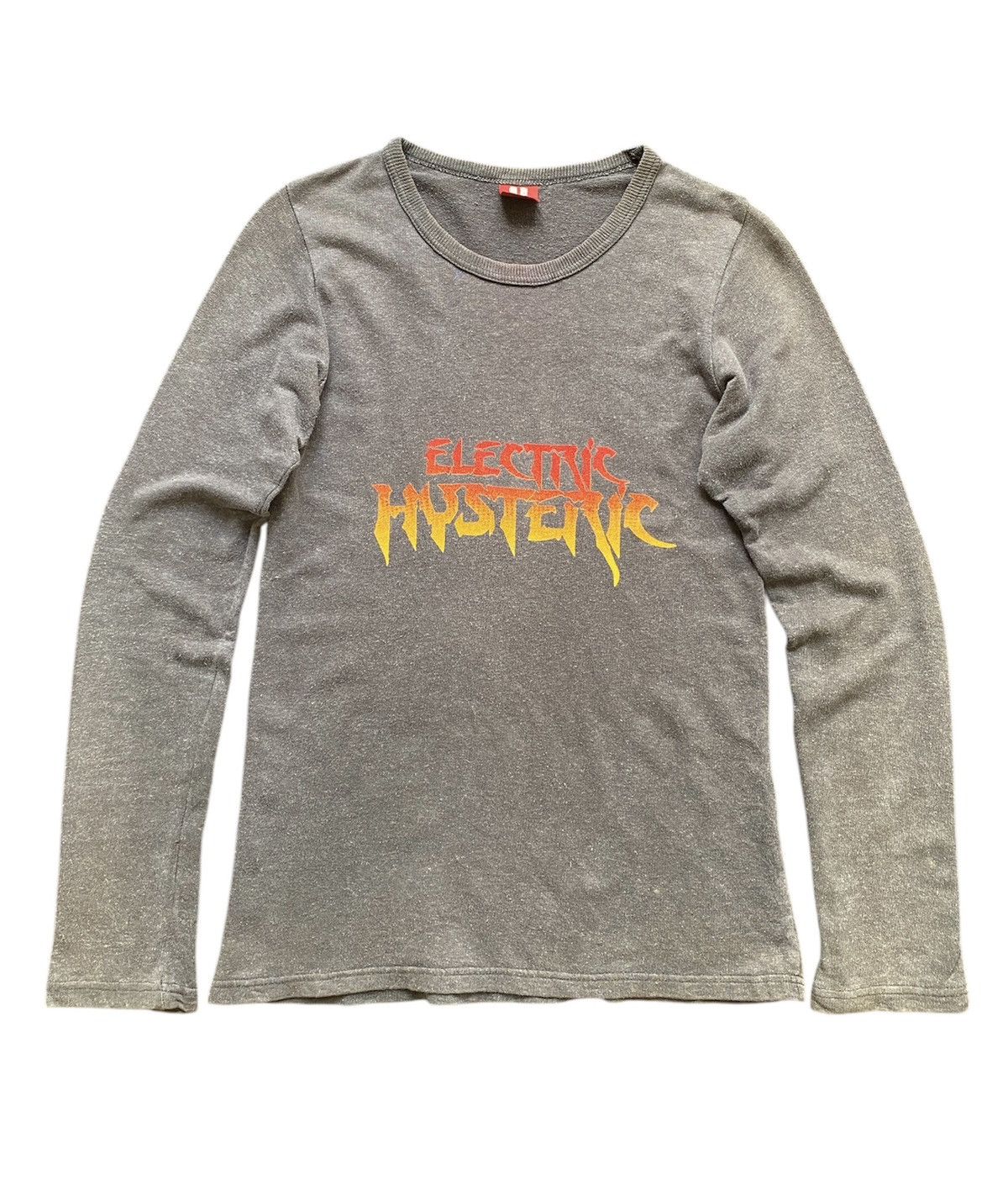 Hysteric Glamour × Japanese Brand Hysteric Glamour Electric Grey Faded Long Sleeve Shirt Size US S / EU 44-46 / 1 - 1 Thumbnail