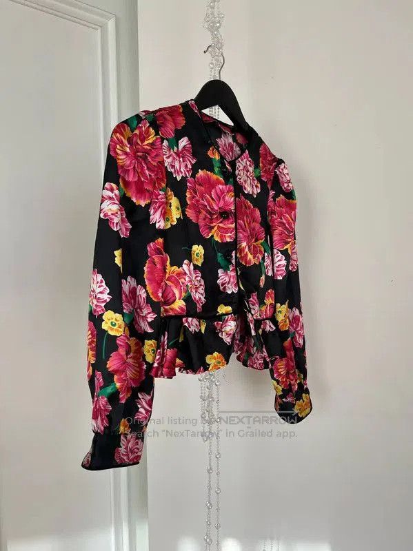 Kenzo Kenzo Floral Print Black Shirt . Size XS / US 0-2 / IT 36-38 - 6 Thumbnail