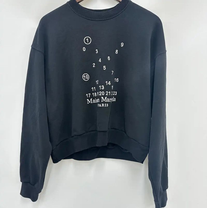 Maison Margiela Maison Margiela Black Women's Sweatshirt S Size 0089 Size S / US 4 / IT 40 - 1 Thumbnail