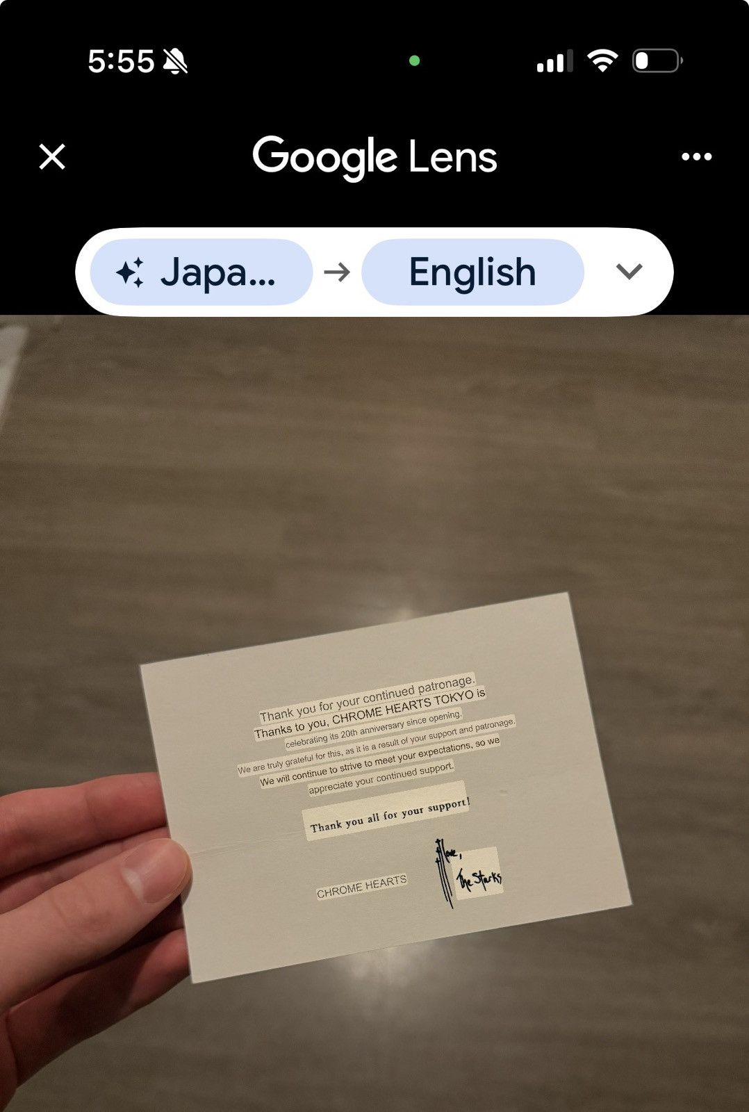 Chrome Hearts Chrome Hearts Tokyo 20th Anniversary VIP Invitation Card Size ONE SIZE - 5 Thumbnail
