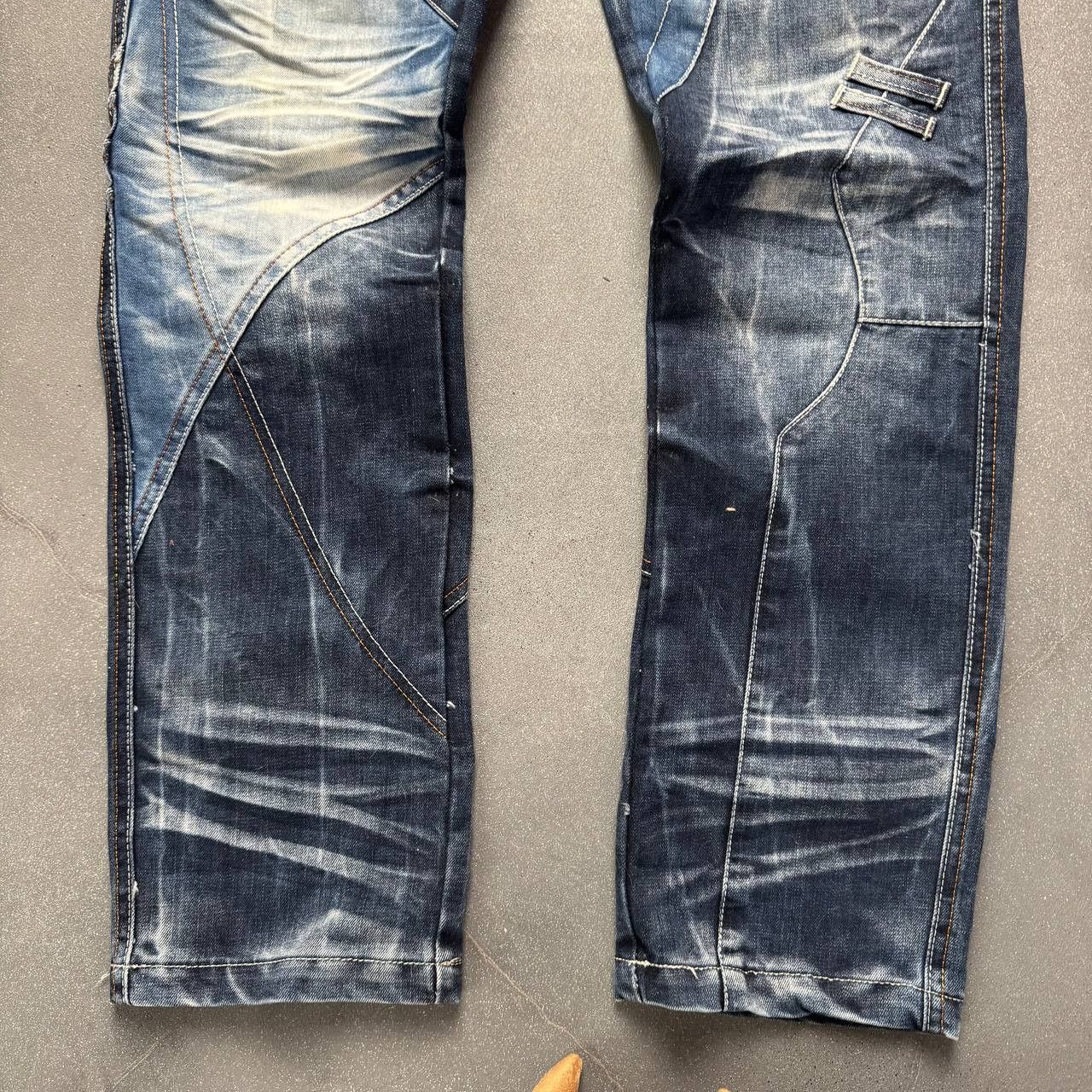 Japanese Brand × Vintage Japanese Style Pathcwork Washed Avant Garde Jeans Size US 30 / EU 46 - 6 Thumbnail