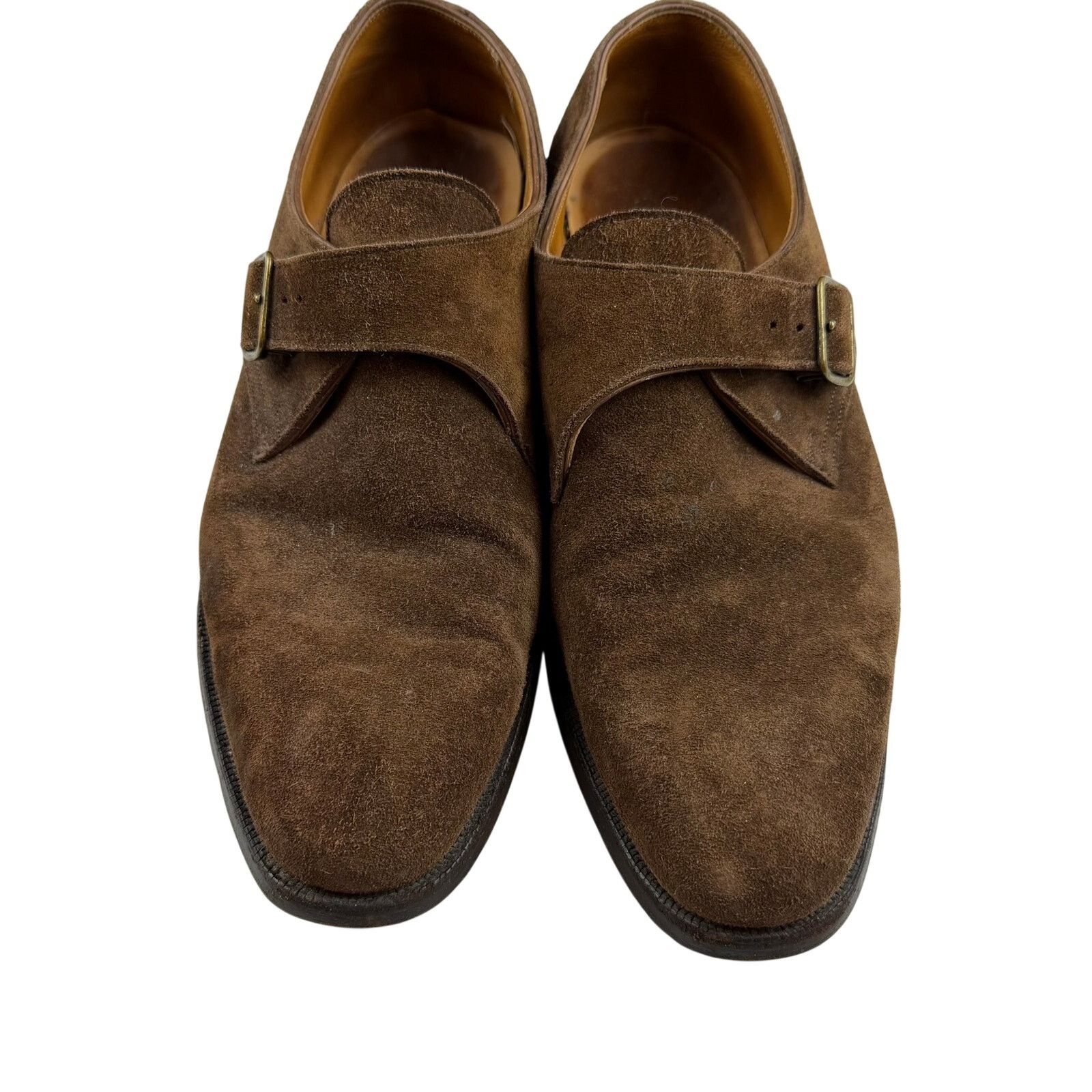 Tom James Tom James Laxton Suede Monk Strap Shoes 10.5D England Size US 10.5 / EU 43-44 - 5 Thumbnail