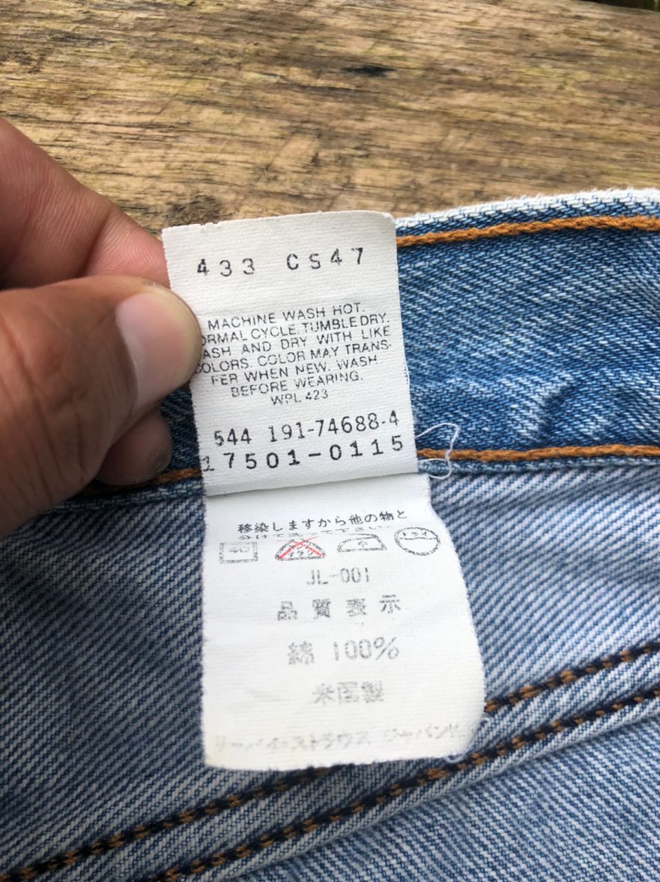 Levi's × Levi's Vintage Clothing × Vintage Vintage 90s Levi's 501 Denim Jeans Made In Usa Size US 26 / EU 42 - 5 Thumbnail
