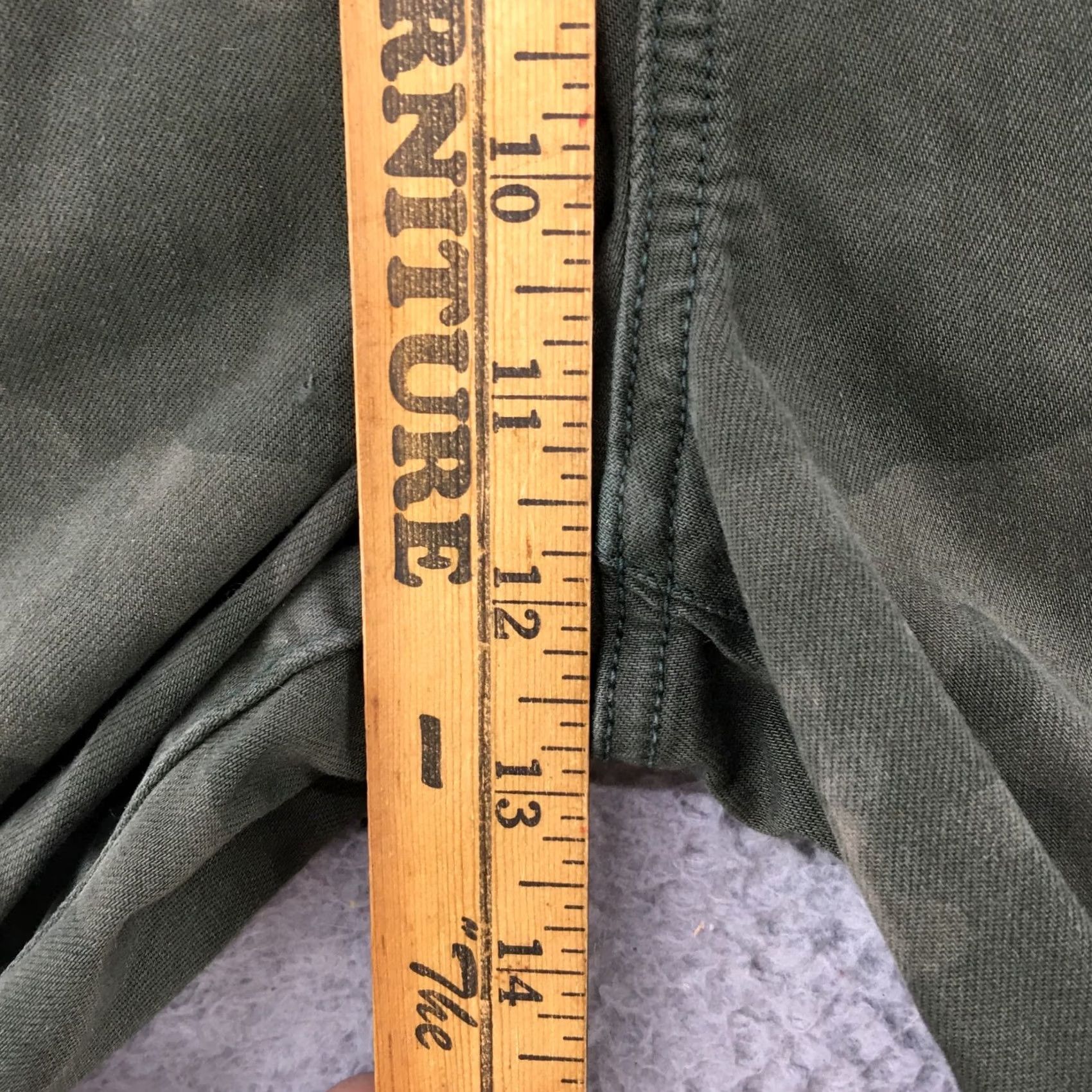 American Eagle Outfitters American Eagle Outfitters Next Level Stretch Curvy Super Hi-Rise Jegging Womens 4 Reg Green Size 27" / US 4 / IT 40 - 7 Thumbnail
