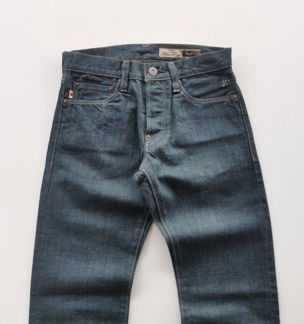 Japanese Brand Back Number Selvage Jeans (R1229224) Size US 28 / EU 44 - 3 Thumbnail