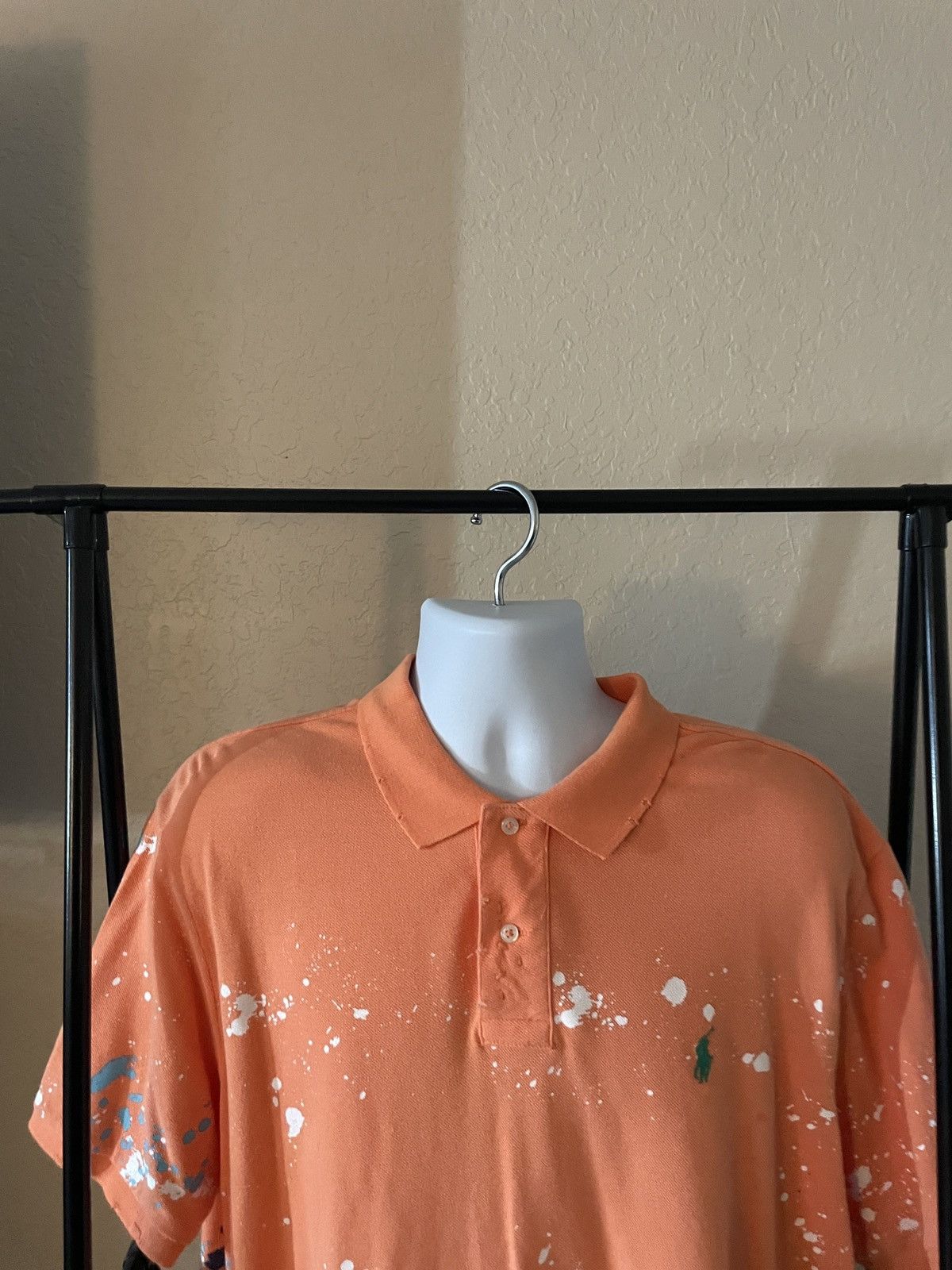 Polo Ralph Lauren Custom Fit Paint Splash Classics SS polo knits 125.00 Size US XL / EU 56 / 4 - 2 Thumbnail