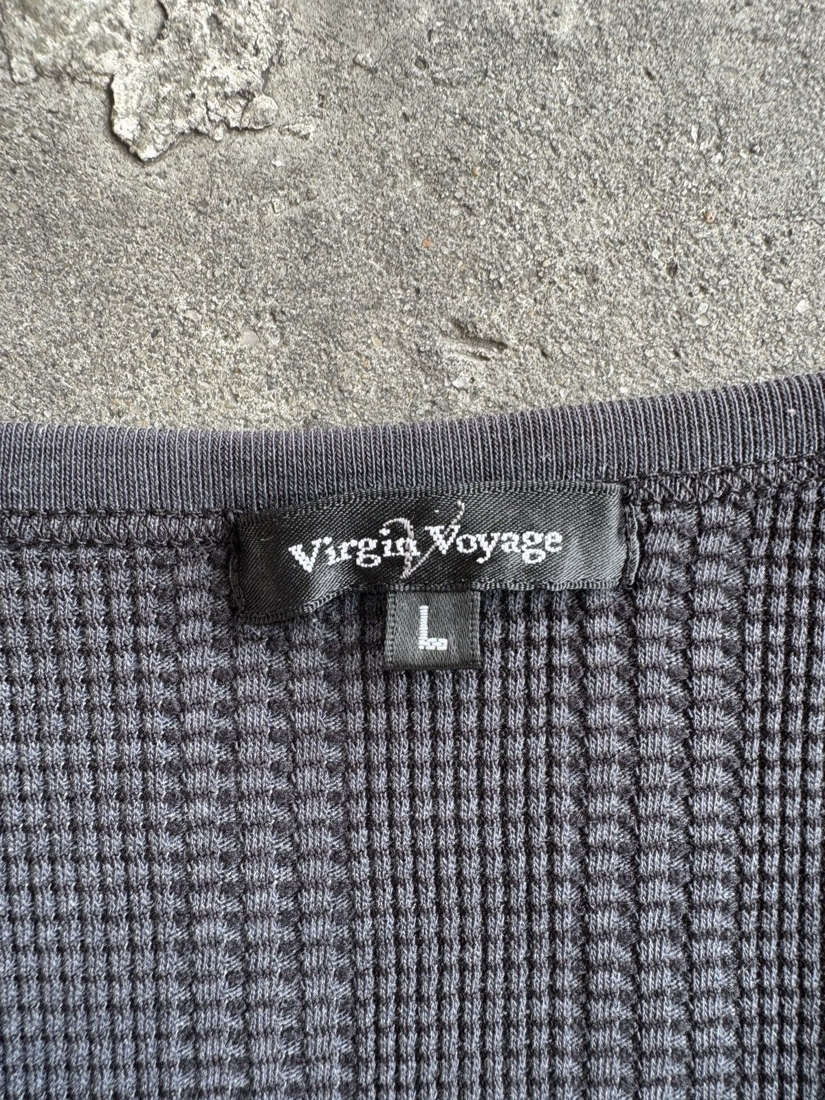 Japanese Brand Virgin Voyage Poem Knit LS Tshirt Size US M / EU 48-50 / 2 - 5 Thumbnail