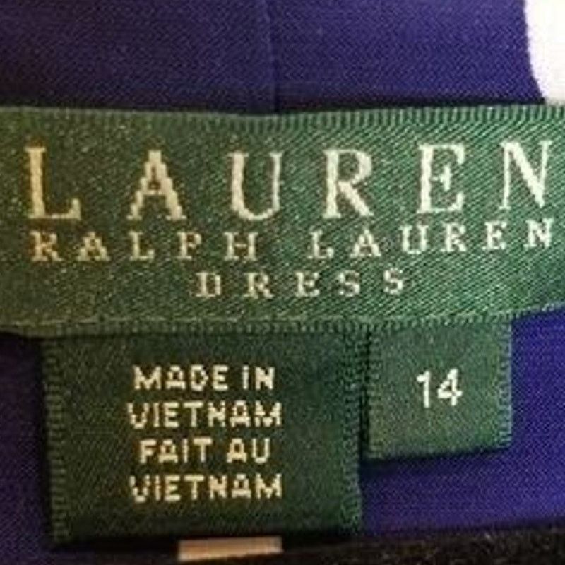 Lauren Ralph Lauren Lauren Ralph Lauren Womens Polka Dot Sheath Dress Size 14 Size XL / US 12-14 / IT 48-50 - 4 Thumbnail