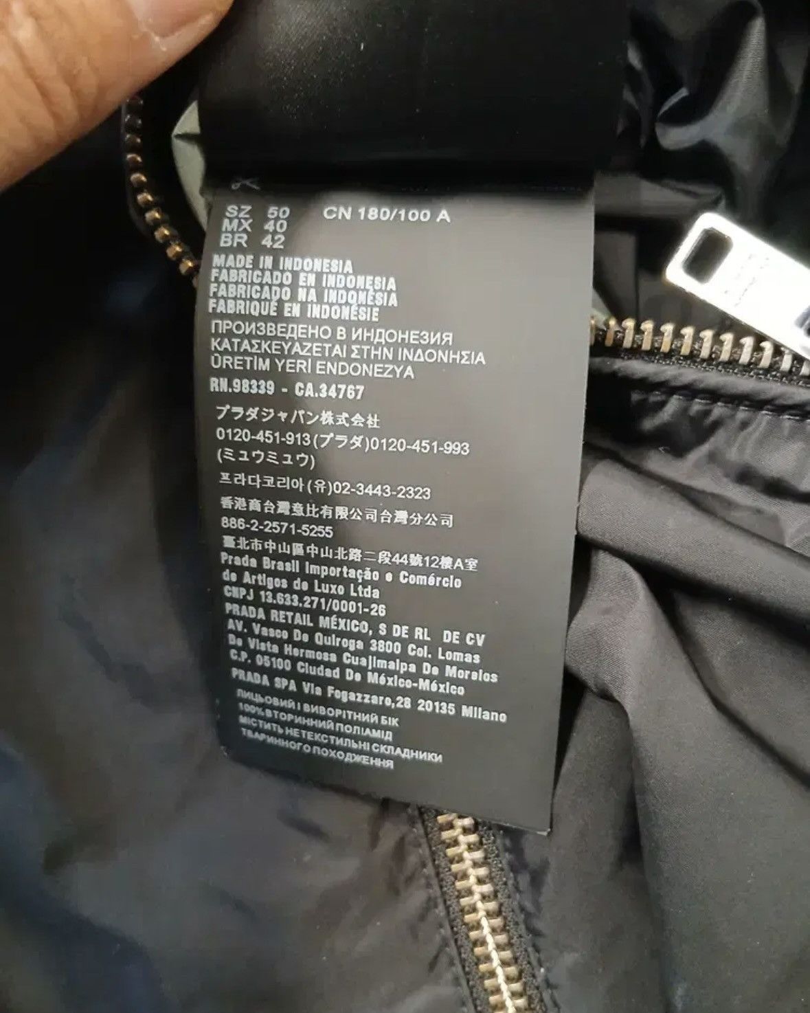 Prada ZipUp Hood Jacket Size US M / EU 48-50 / 2 - 7 Thumbnail