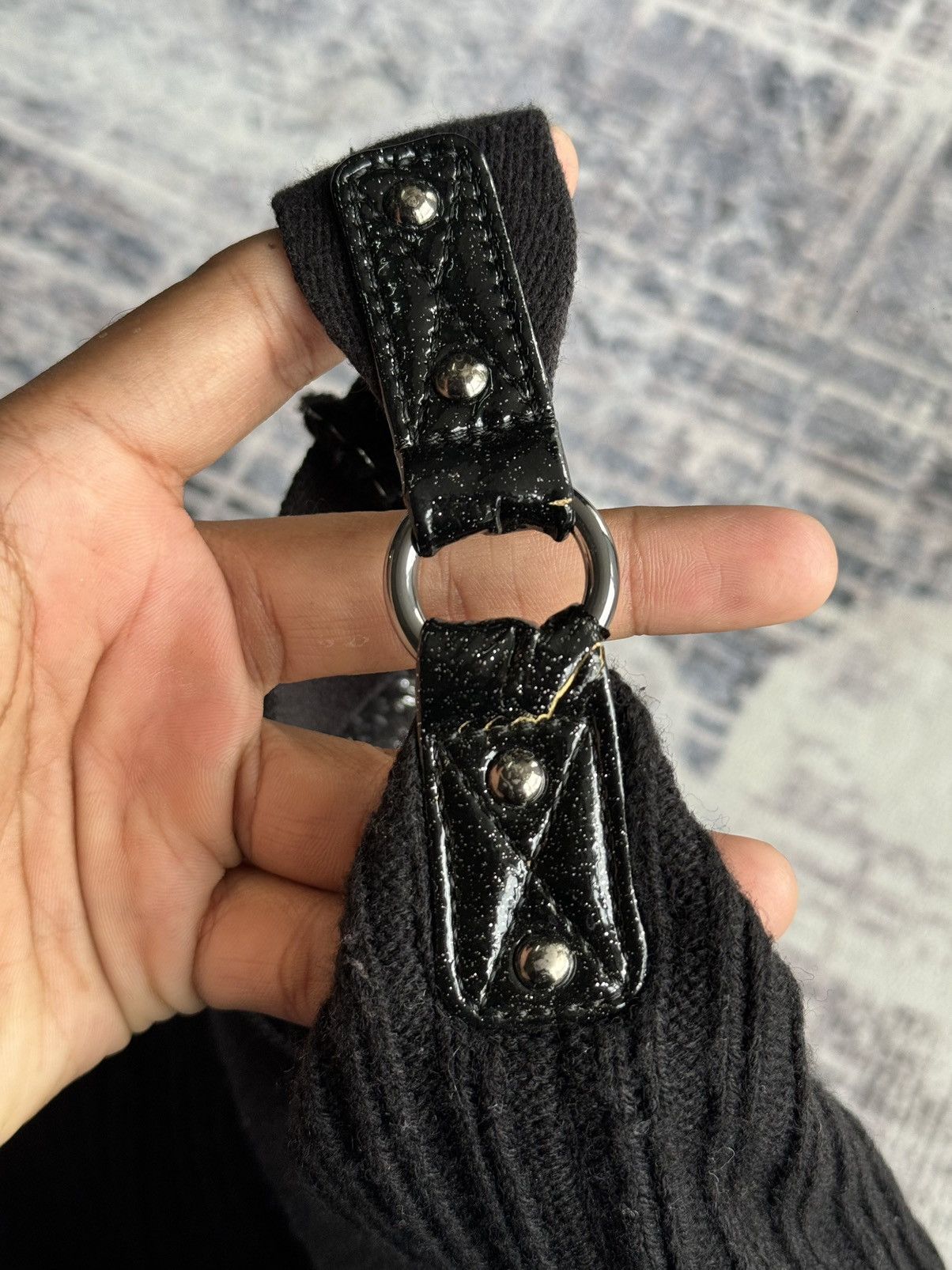 agnes b. Agnes B. Punk Skulls Poem Riot Y2K Sling Bag Size ONE SIZE - 5 Thumbnail