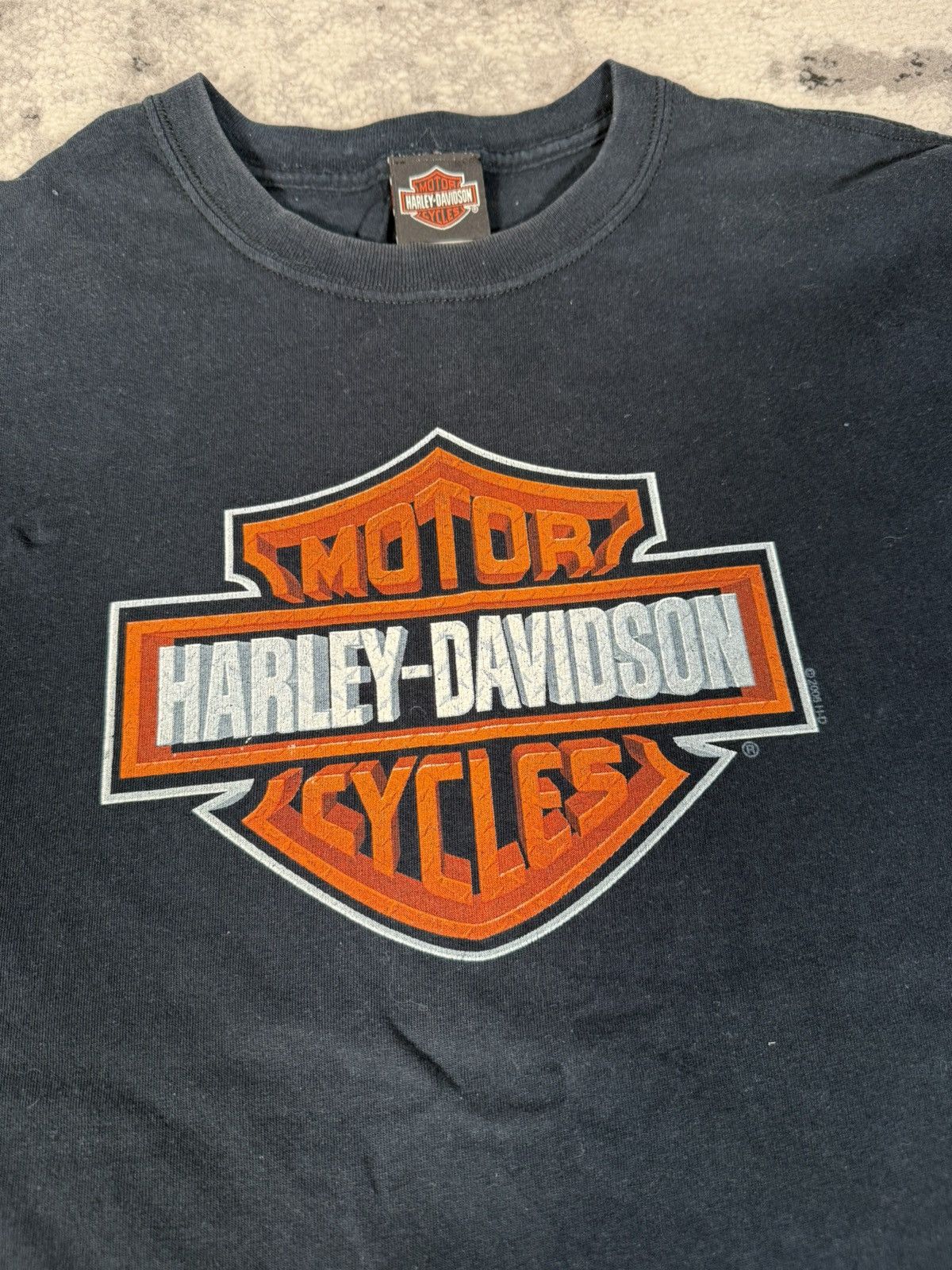 Harley Davidson Y2K 2005 Harley Davidson Financial Services Biker T-Shirt Size US L / EU 52-54 / 3 - 3 Thumbnail