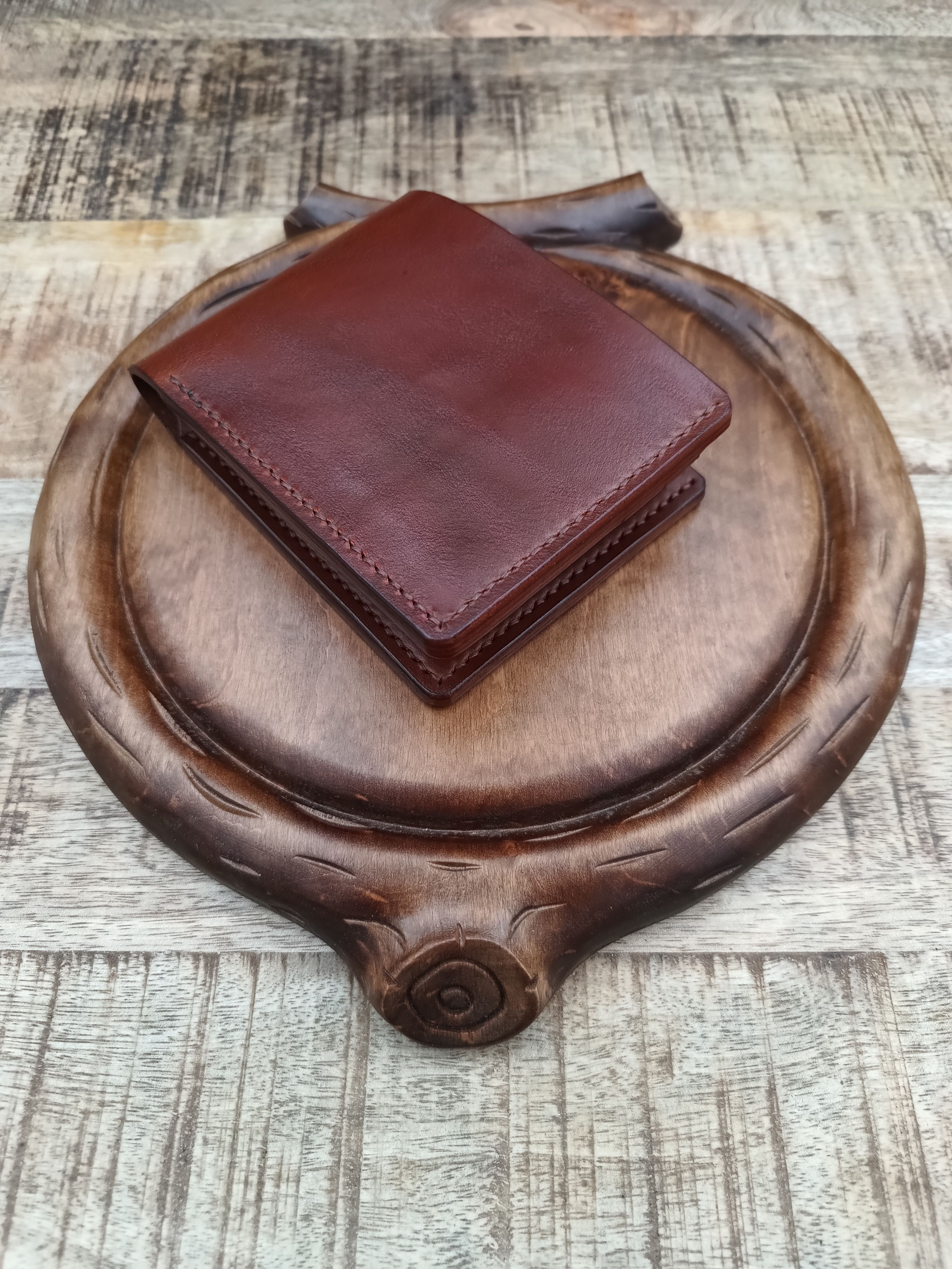 Other Handmade top grain leather wallet cardholder Size ONE SIZE - 2 Thumbnail