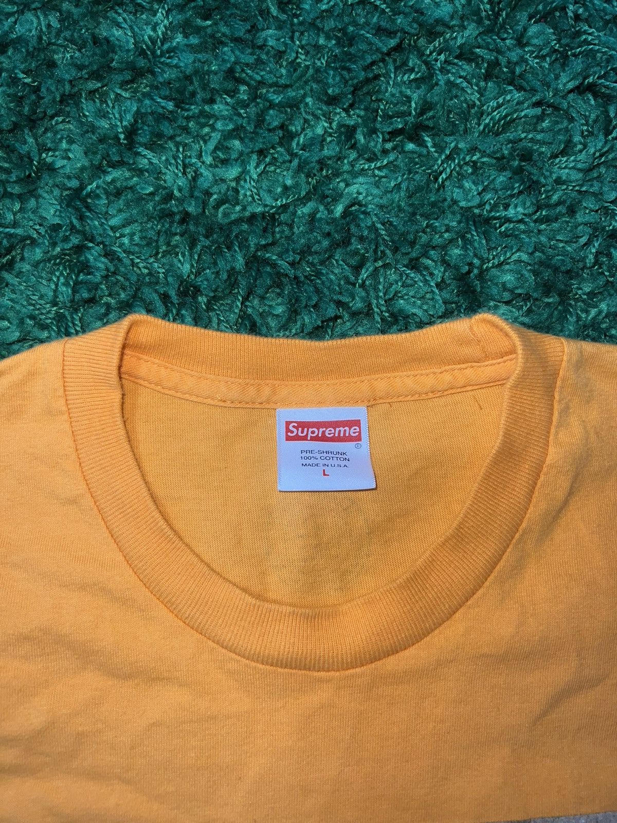 Supreme Supreme Martin Wong Iglesia Pentecostal Tee Orange Size US L / EU 52-54 / 3 - 2 Thumbnail