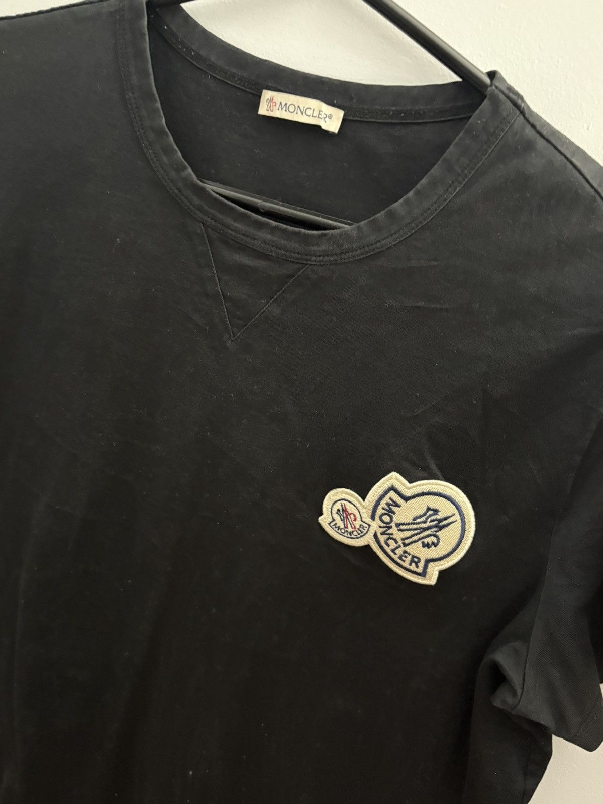 Moncler Moncler Double Logo Maglia T-Shirt Size US M / EU 48-50 / 2 - 3 Thumbnail