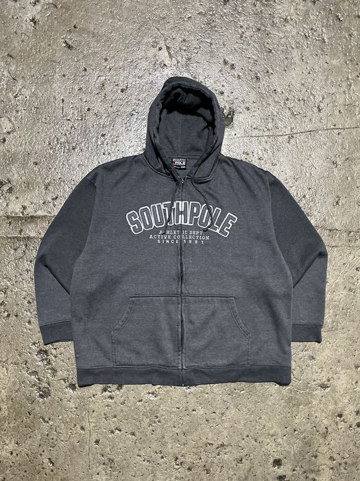 Vintage Crazy Vintage Y2K Southpole Skater Spellout Zip-Up Hoodie | Grailed