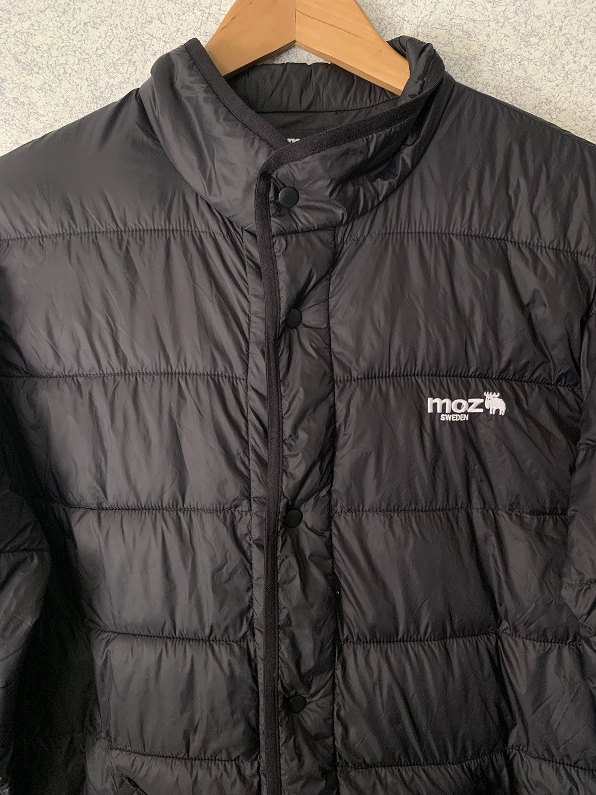 Designer × Japanese Brand MOZ SWEEDEN PUFFER JACKET ALL BLACK Size US L / EU 52-54 / 3 - 4 Thumbnail