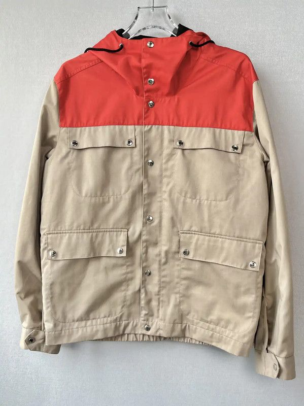 Kenzo KENZO Men's Khaki Polyester Jacket with Red Accents 0089 Size US M / EU 48-50 / 2 - 1 Thumbnail