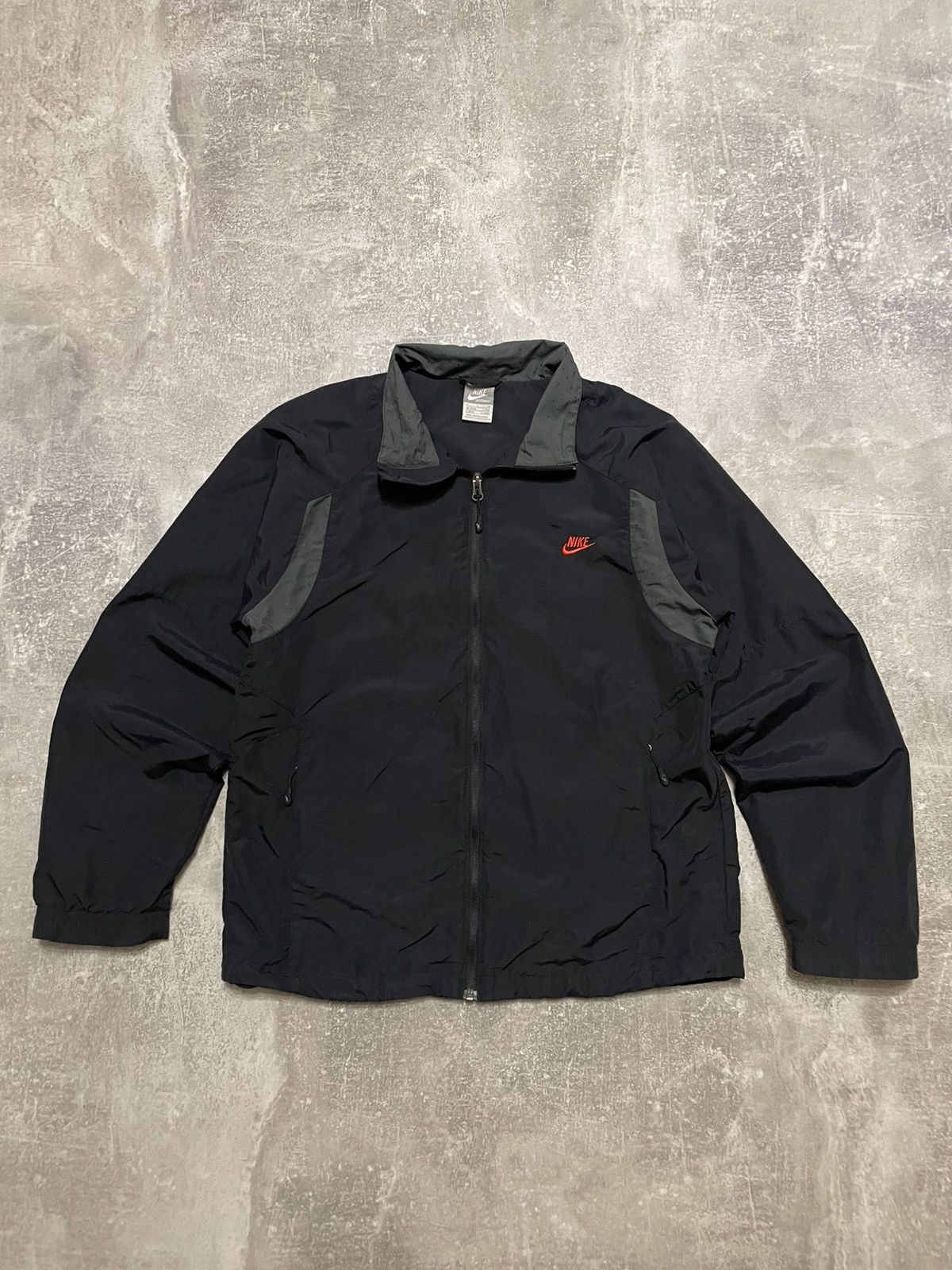 Nike × Vintage Vintage Nike Nylon Track Jacket Drill Size S Size US S / EU 44-46 / 1 - 1 Thumbnail