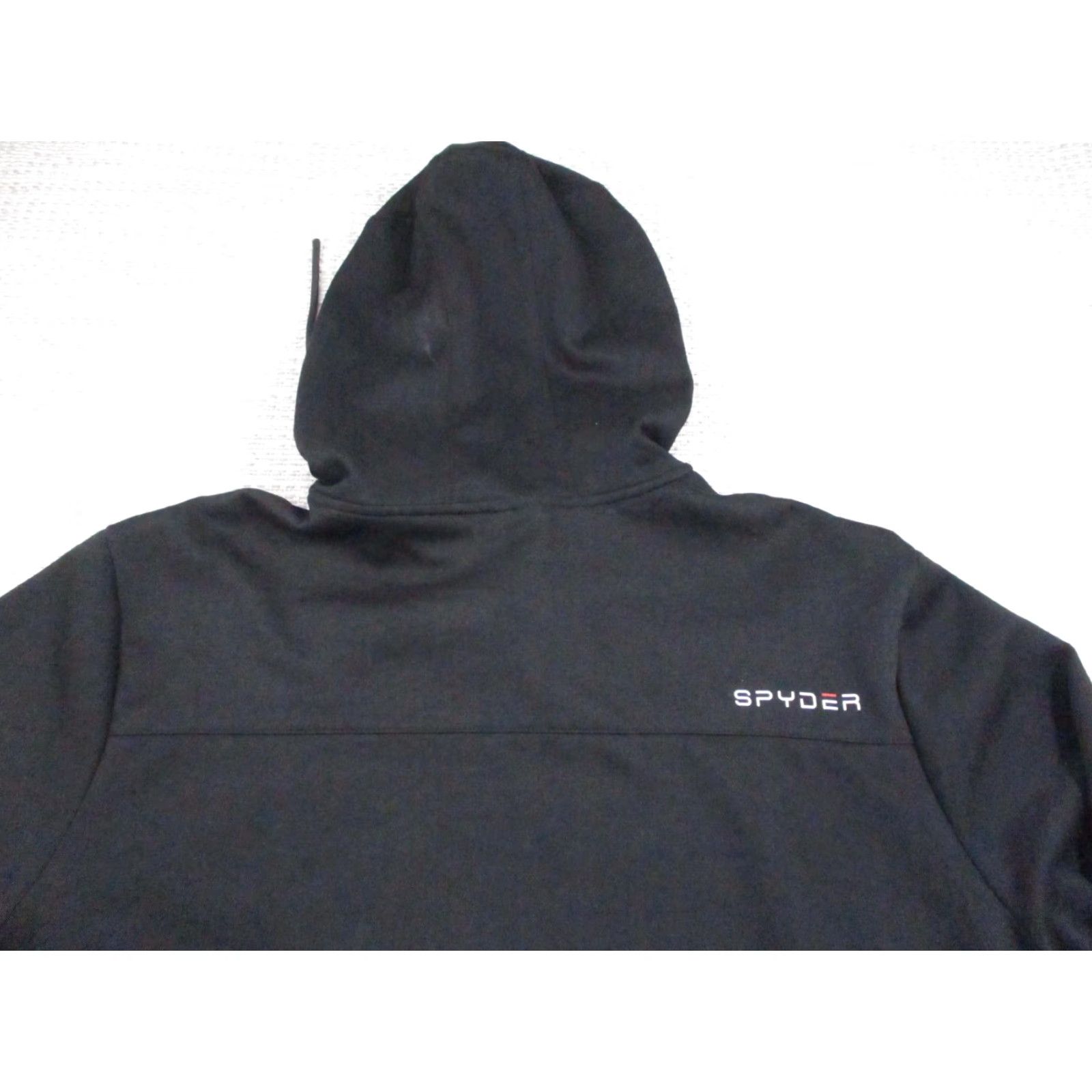 Spyder Spyder Active Hoodie Mens XL Black Full Zip Sweatshirt Jacket Logo Athletic Size US XL / EU 56 / 4 - 7 Thumbnail