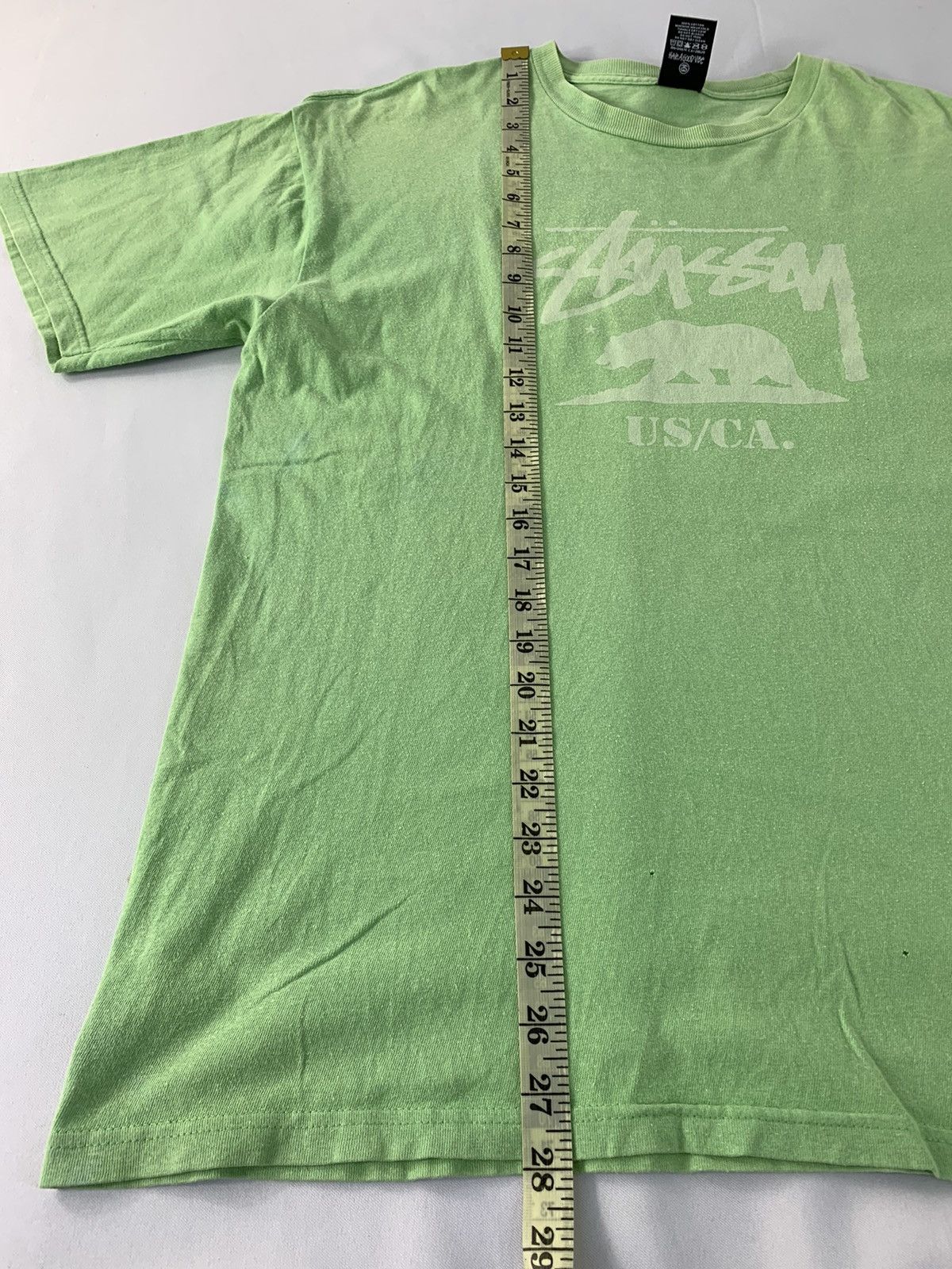 Stussy × Vintage Stussy USCA Big Bear Logo Spell Out Printed Casual Tee Size US L / EU 52-54 / 3 - 8 Thumbnail