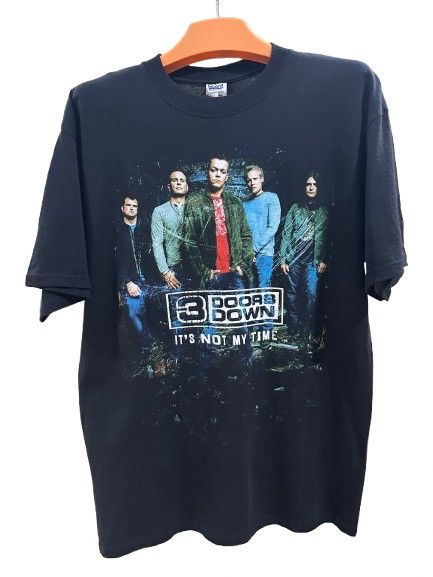 Band Tees Vintage ‘08 3 Doors Down Tour (Nickelback Daughtry Puddle) Size US L / EU 52-54 / 3 - 1 Thumbnail