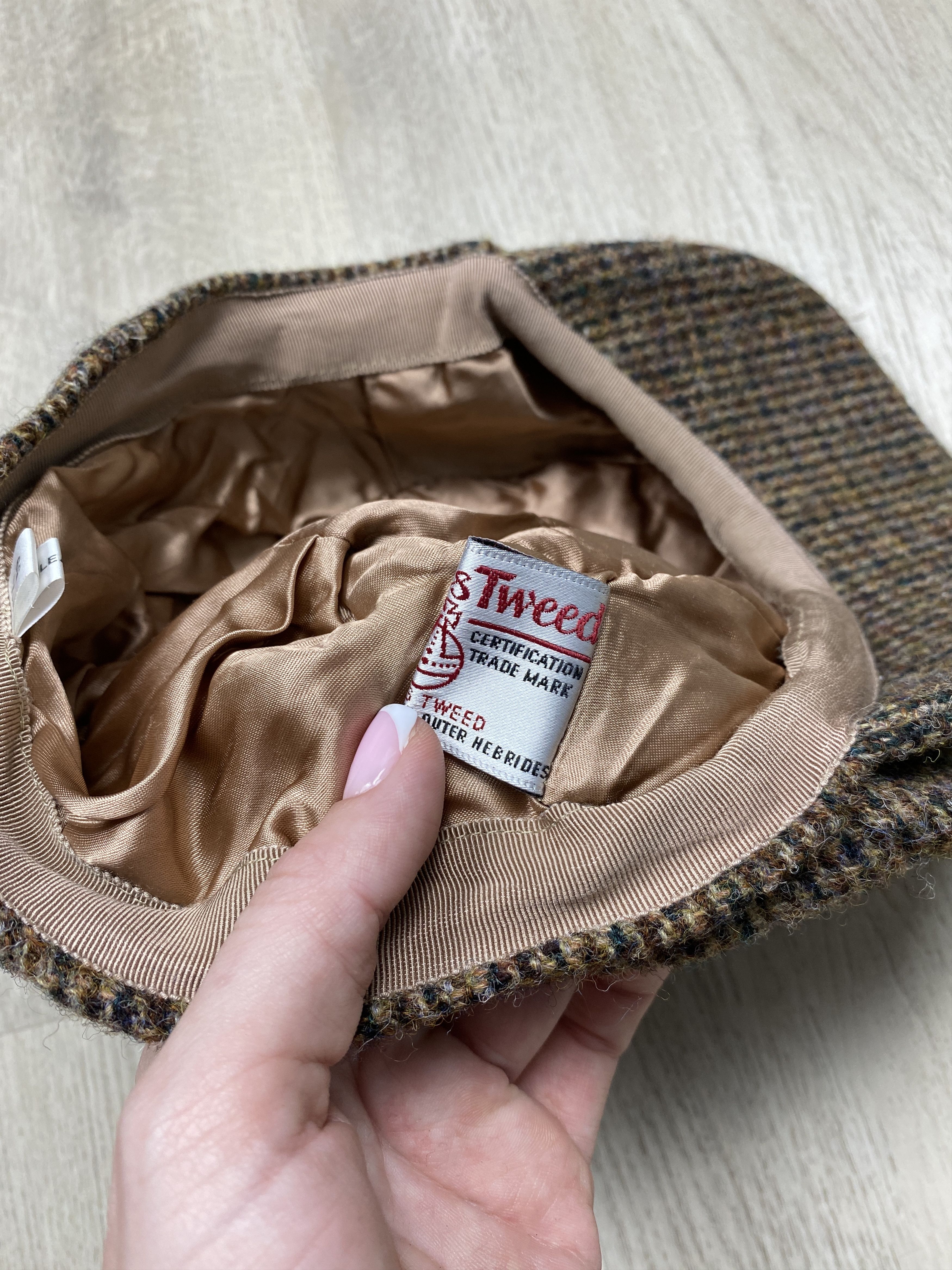 Harris Tweed Harris Tweed Wool Vintage Patchwork Baker Boy Flat Cap Hat Size ONE SIZE - 10 Thumbnail
