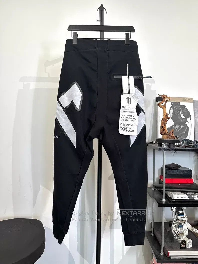 Boris Bidjan Saberi Boris Bidjan Saberi Size M P13 printed elastic cuff sweatpa Size US 30 / EU 46 - 2 Thumbnail