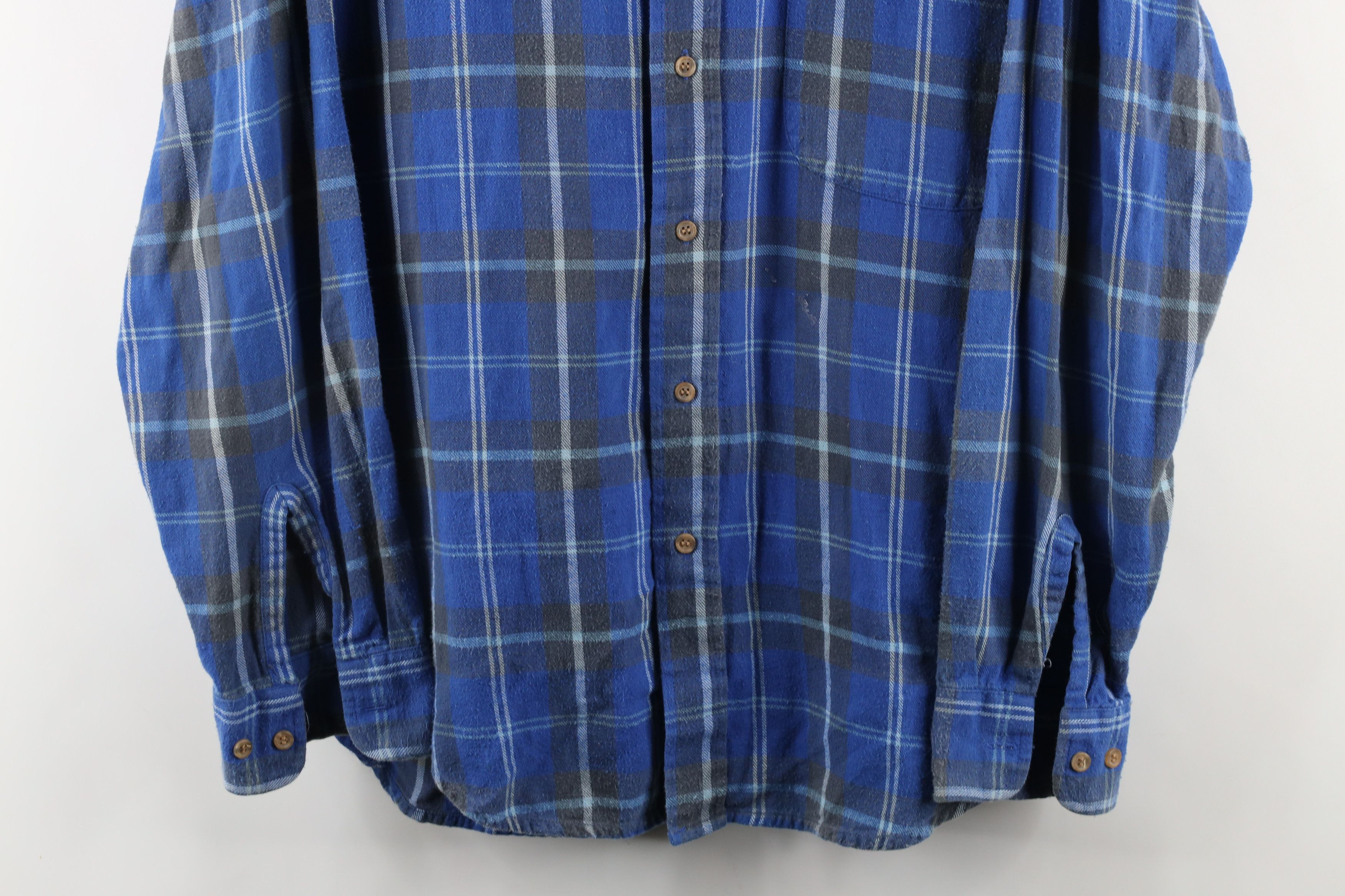 Vintage Vintage 90s Streetwear Flannel Collared Button Down Shirt Size US M / EU 48-50 / 2 - 3 Thumbnail